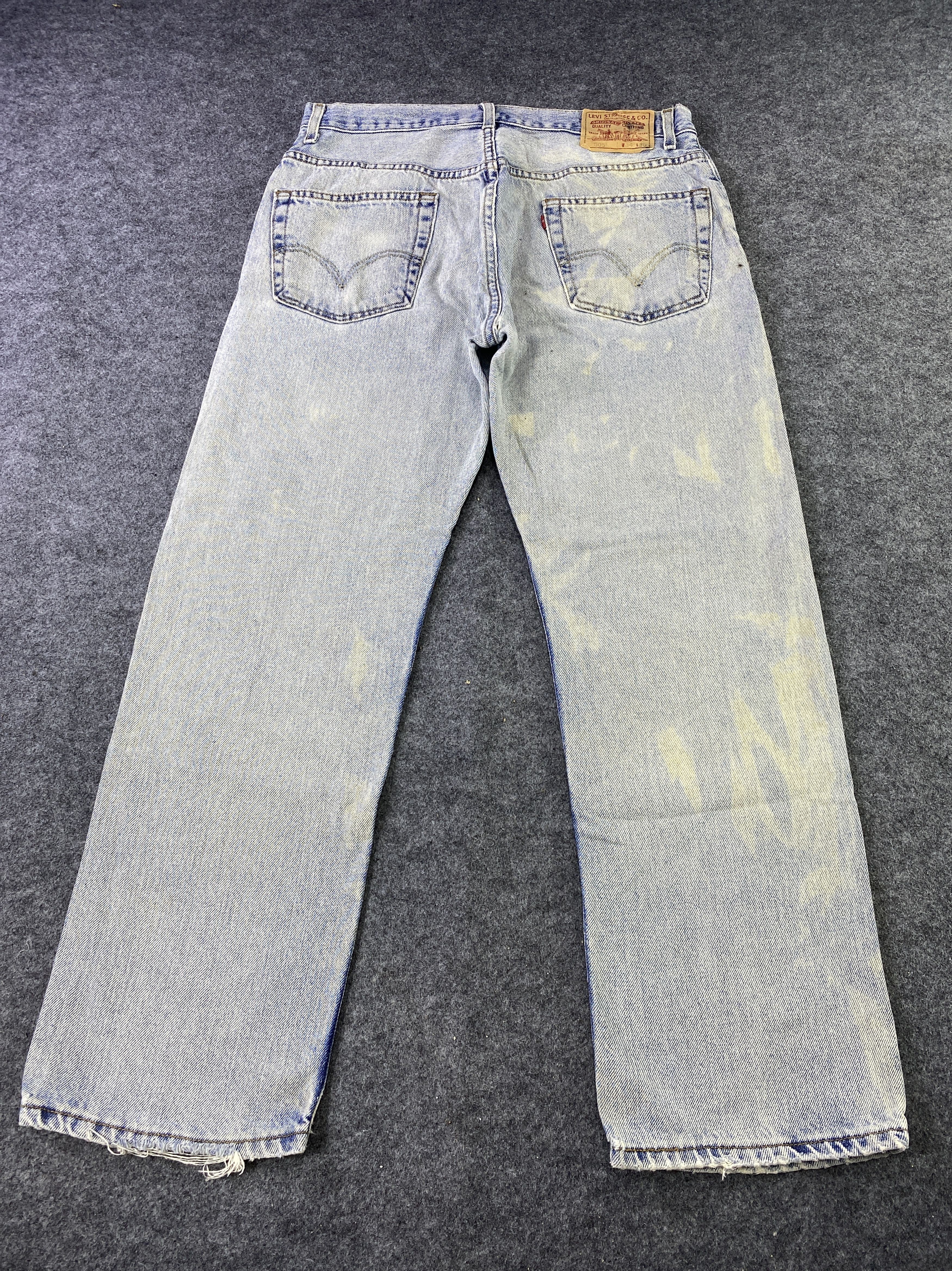 Levi's VINTAGE LEVI'S 505 BLUE WASH JEANS - J894 Size US 34 / EU 50 - 4 Thumbnail