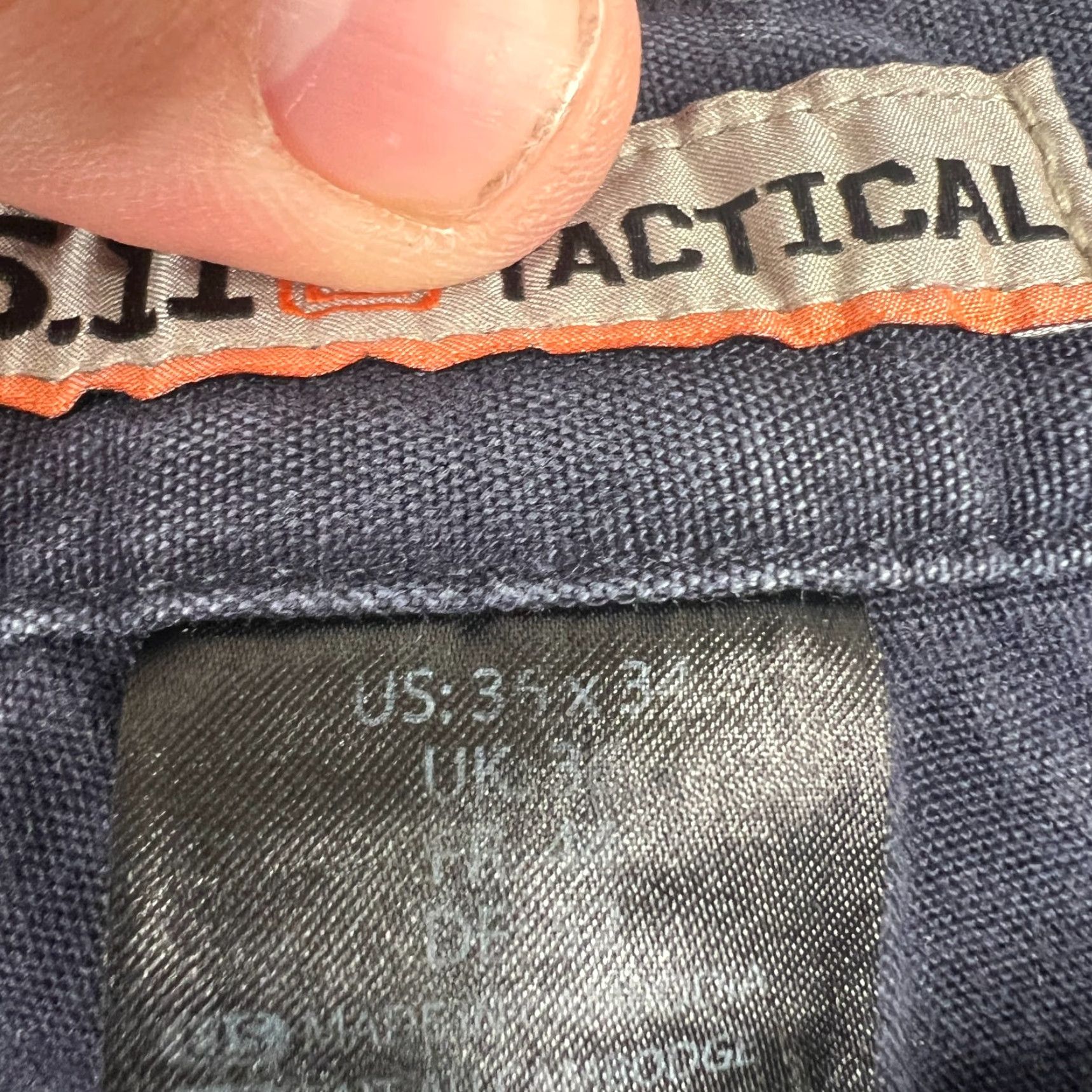 Vintage 511 Tactical Pro Pants Taclite Men's Sz 35x34 Military Cargo Navy Blue Ripstop Size US 35 - 7 Thumbnail
