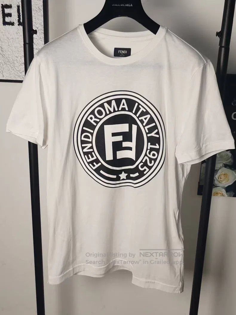 Fendi Fendi Double F Logo Short Sleeve Shirt Size US M / EU 48-50 / 2 - 1 Thumbnail