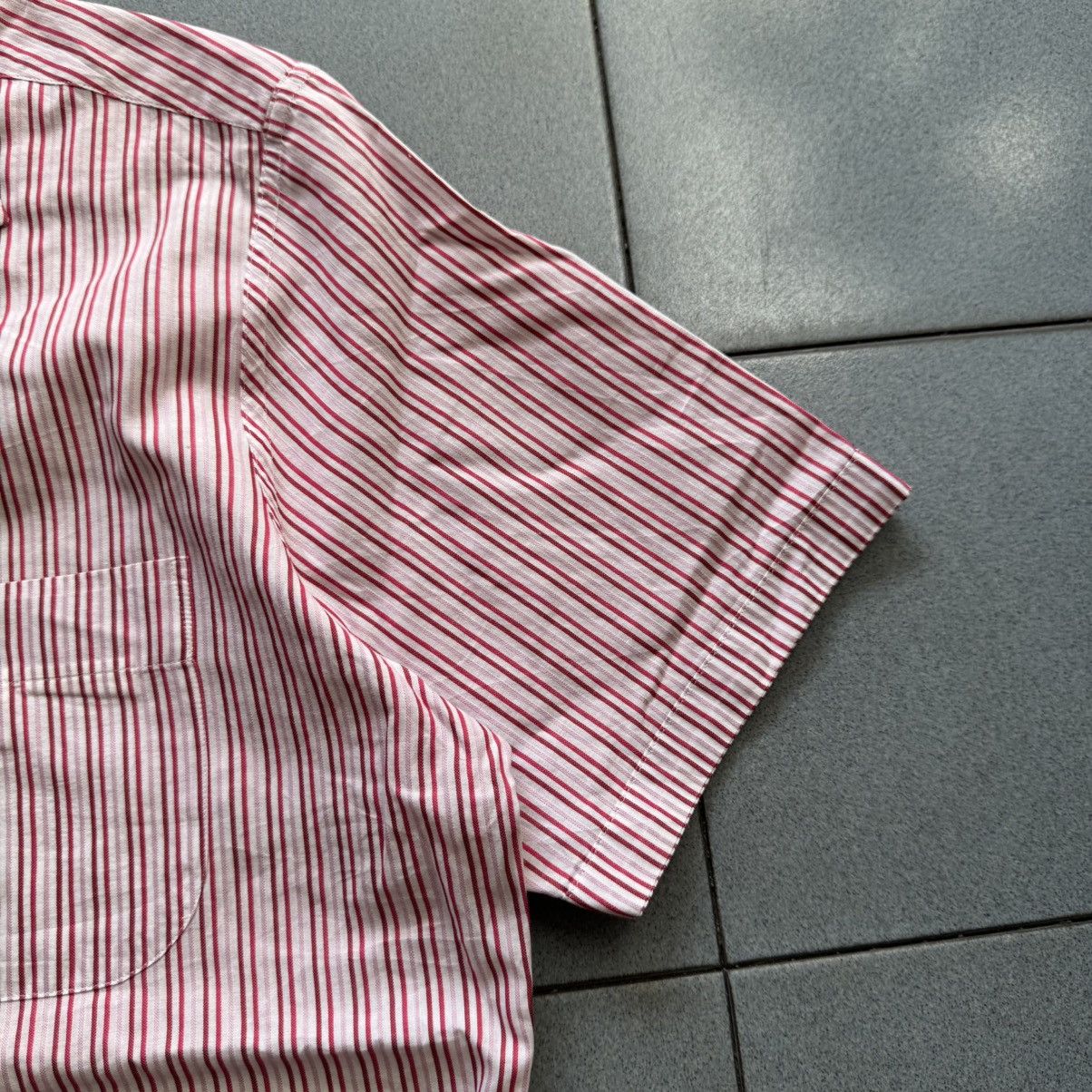 Burberry Vintage Burberry Reversible Stripes Button Up Shirt Size US L / EU 52-54 / 3 - 4 Thumbnail