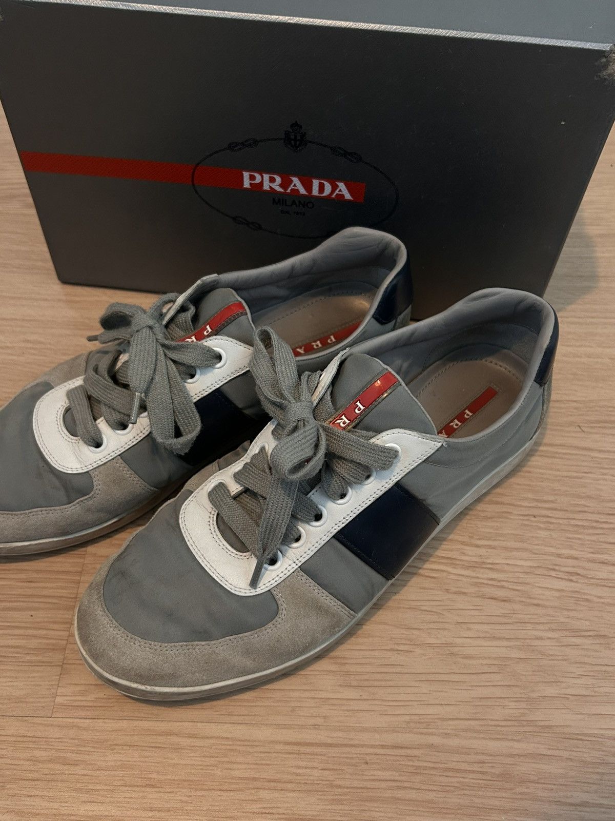 Prada Prada vintage sneakers Size US 12 / EU 45 - 1 Thumbnail