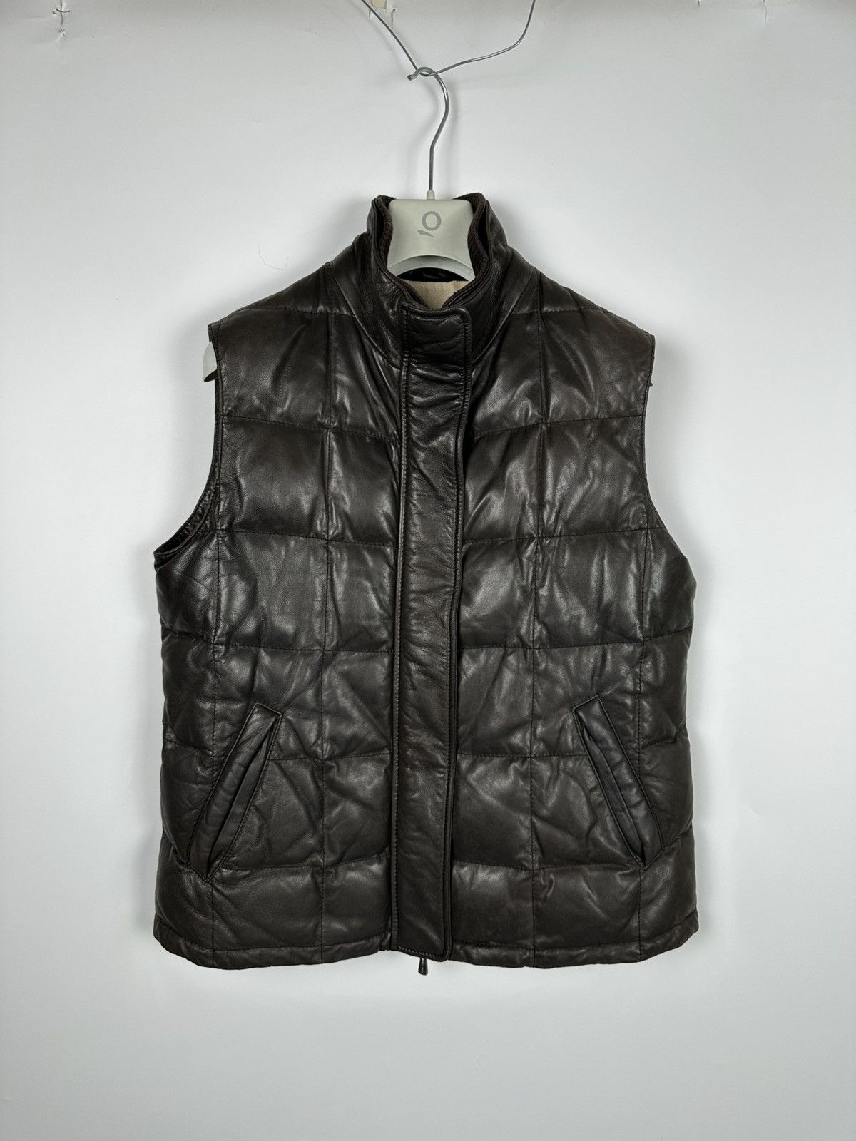 Loro Piana Loro Piana Quitted Leather Vest Size US S / EU 44-46 / 1 - 4 Thumbnail