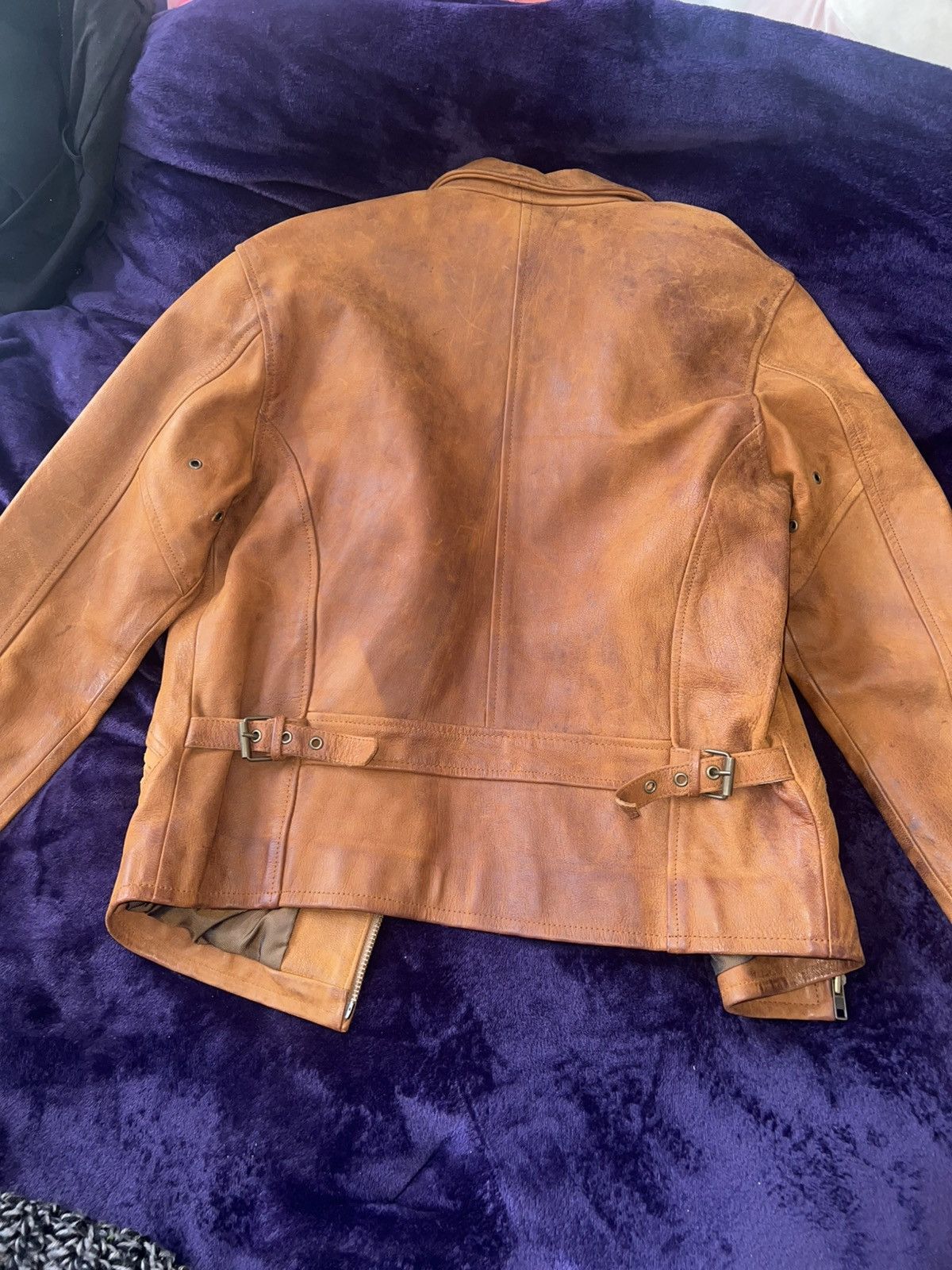Wilsons Leather Vintage Brown Leather Jacket Size S / US 4 / IT 40 - 2 Thumbnail