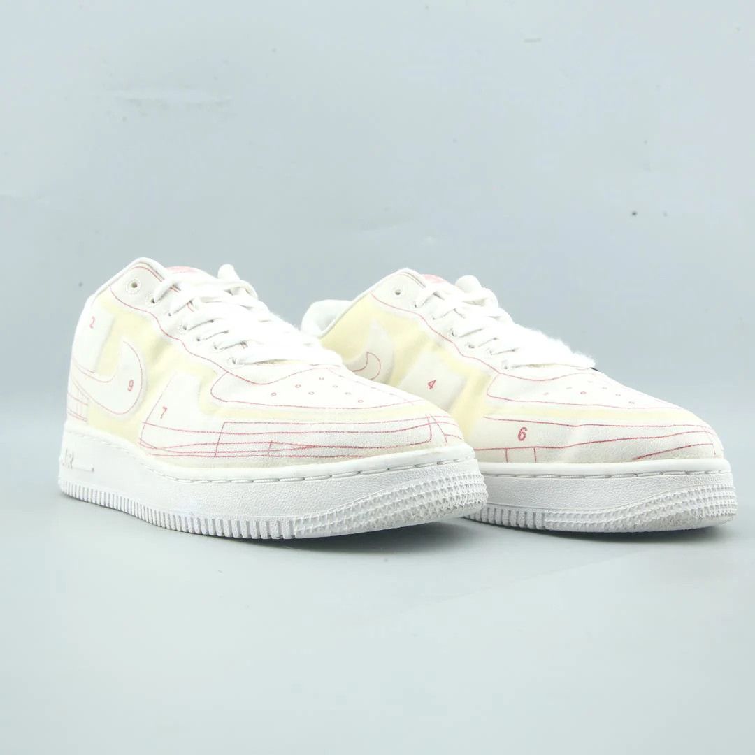 Nike Nike Air Force 1 Low '07 LX "Blueprint" sneakers white red Size US 5 / EU 37 - 3 Thumbnail