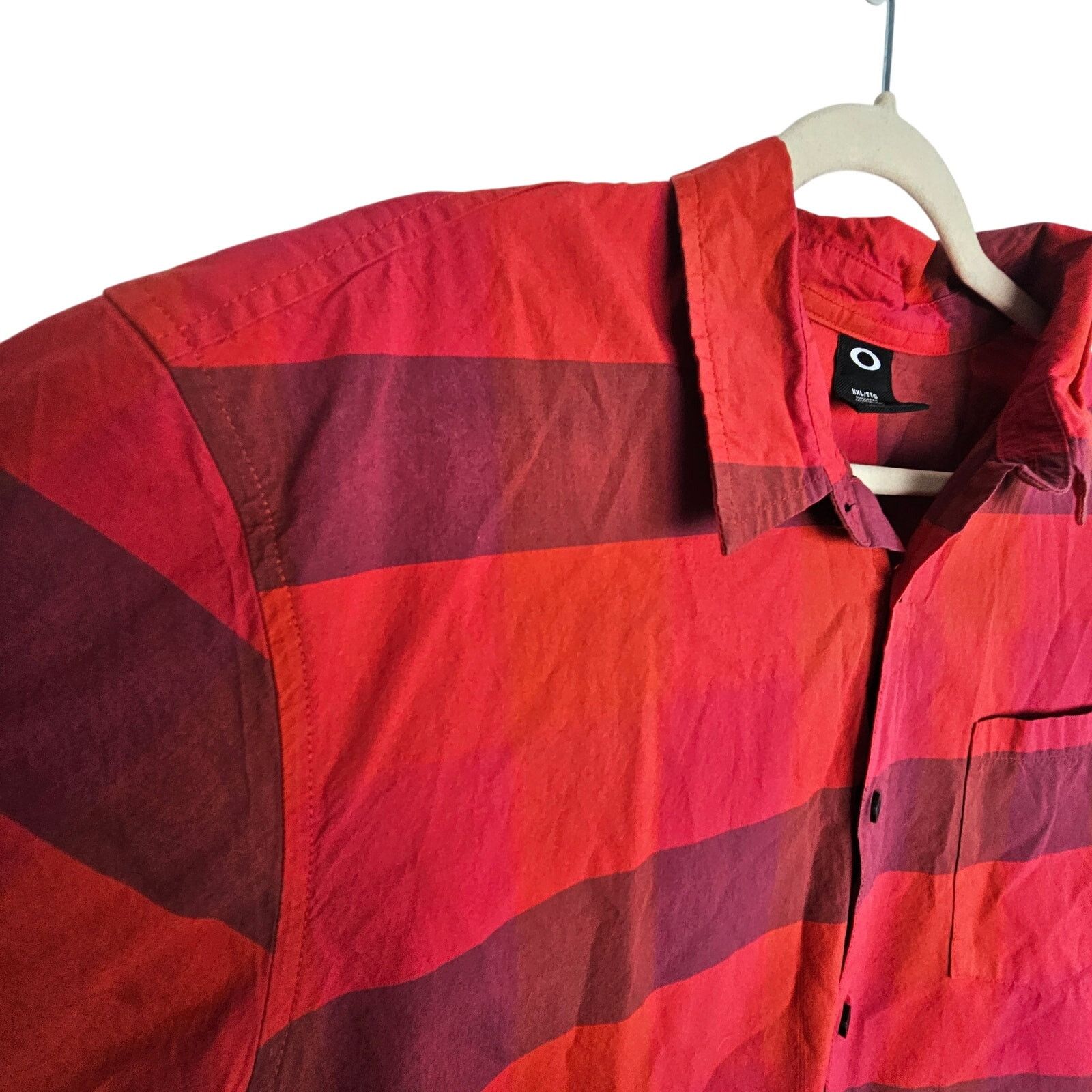 Oakley Oakley Mens Striped Shirt Size XXL Skater Preppy Casual Size US XXL / EU 58 / 5 - 5 Thumbnail