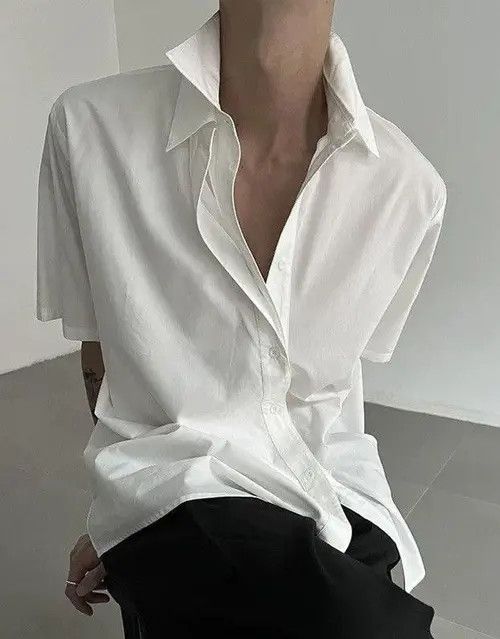 Other Cleanfit Retro Double Collar Short Sleeve Shirt Size US M / EU 48-50 / 2 - 8 Thumbnail