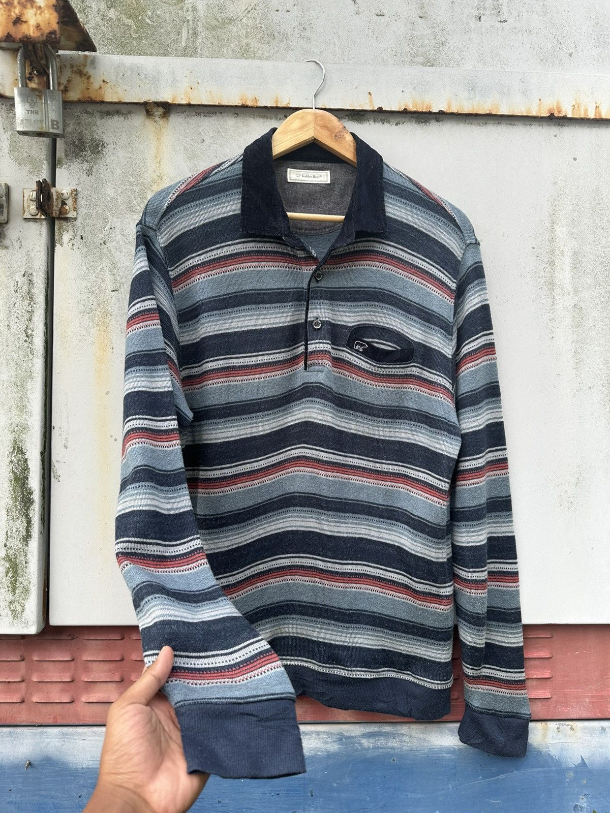 Golden Bear 👹Golden Bear Long Sleeves Button Down TShirt Size US M / EU 48-50 / 2 - 6 Thumbnail