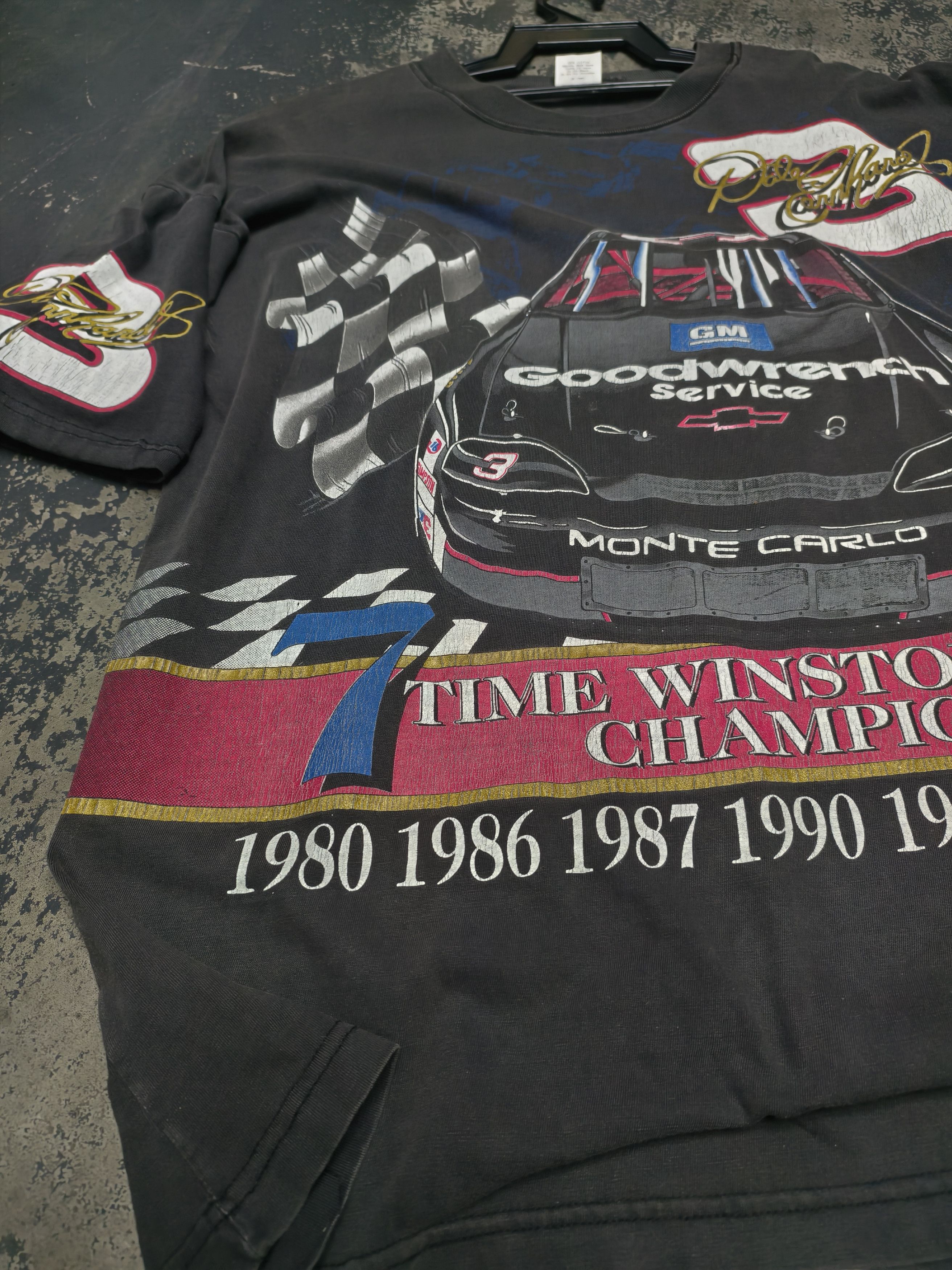 NASCAR Vtg Nascar faded 1994 winston cup 7x Size US XL / EU 56 / 4 - 3 Thumbnail