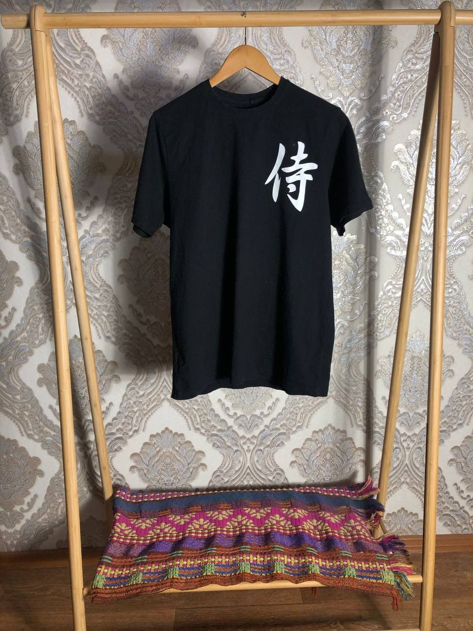 Japanese Brand × Vintage VERY RARE YAKUZA SAMURAI DEMON MASK DOUBLE PRINTED T-SHIRT Size US L / EU 52-54 / 3 - 2 Thumbnail