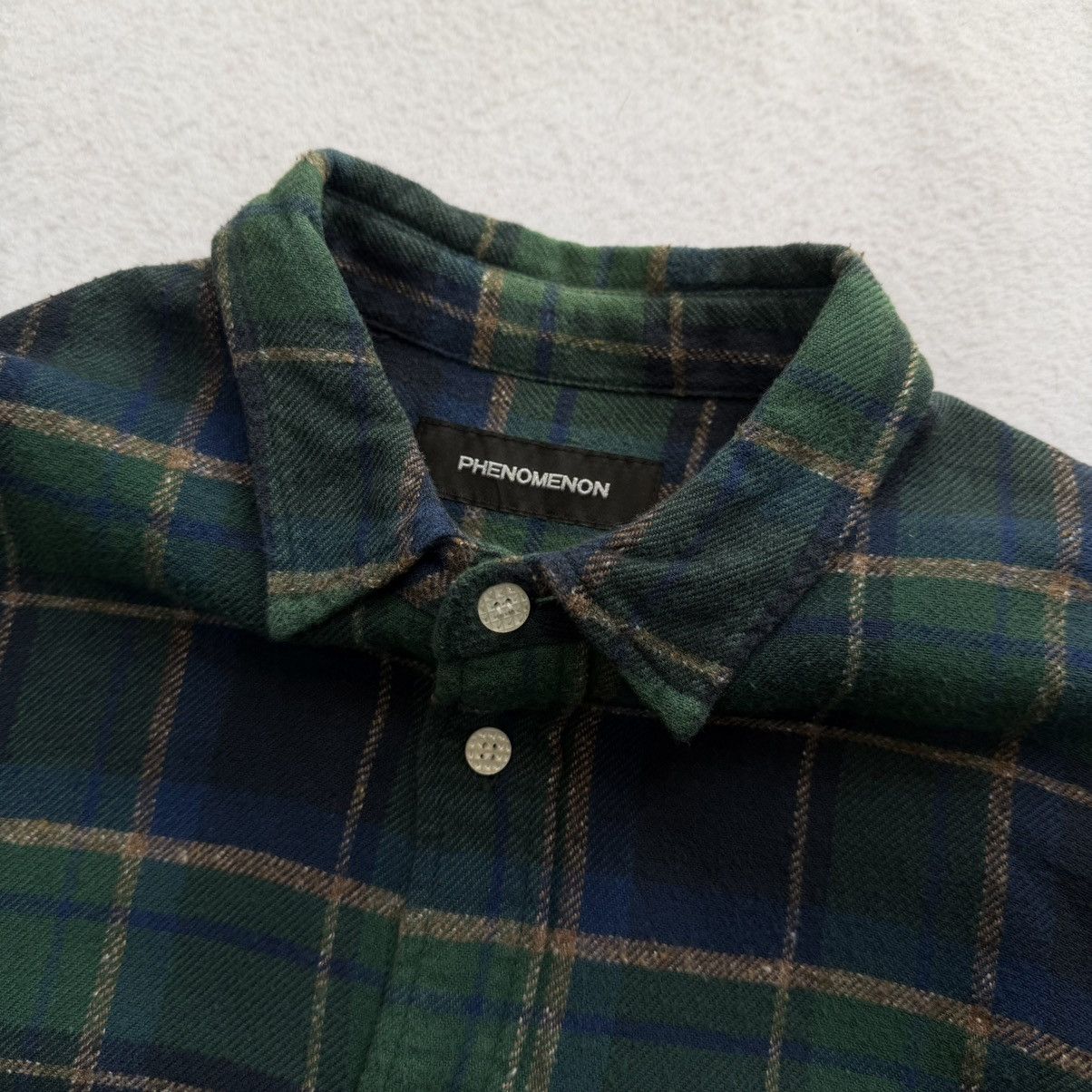 PHENOMENON Phenomenon AW2014 Raw Hem High-Low Flannel Size US M / EU 48-50 / 2 - 4 Thumbnail