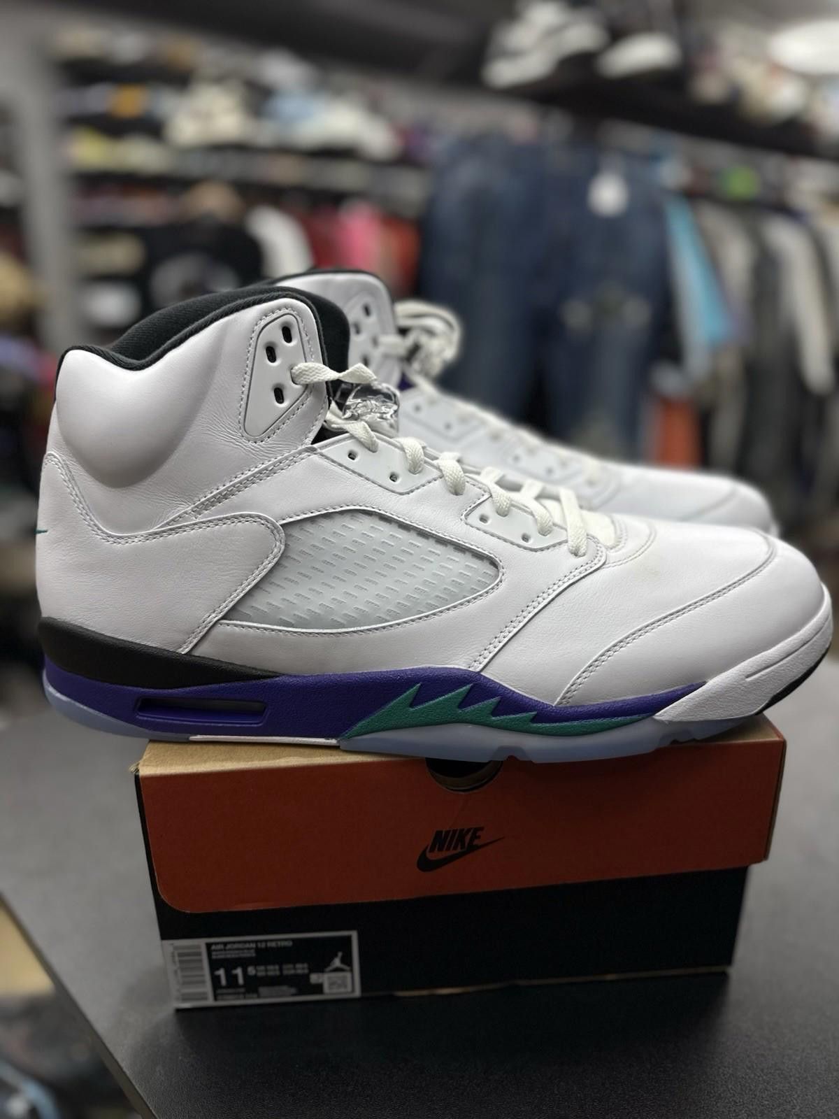 Jordan Brand Size 18 - Jordan 5 Grape 2025 (HQ7978-100) Size US 15 / EU 48 - 8 Thumbnail