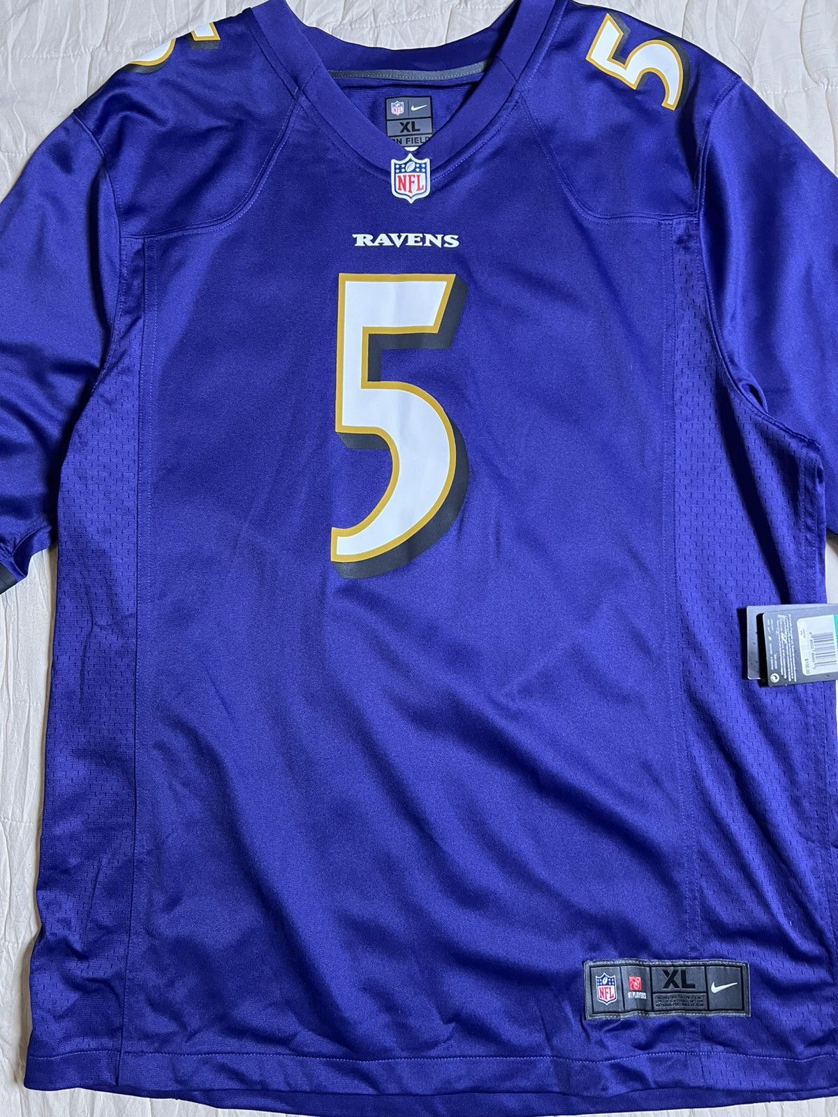 Nike Nike Baltimore Ravens Football Jersey Joe Flacco On Field Size US XL / EU 56 / 4 - 6 Thumbnail