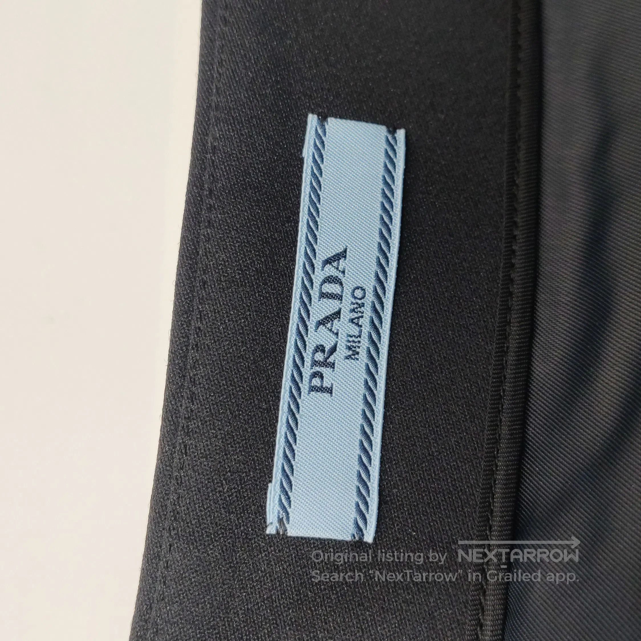 Prada Prada Black Wool Blend Midi Skirt Size 4. Size 39" - 4 Thumbnail