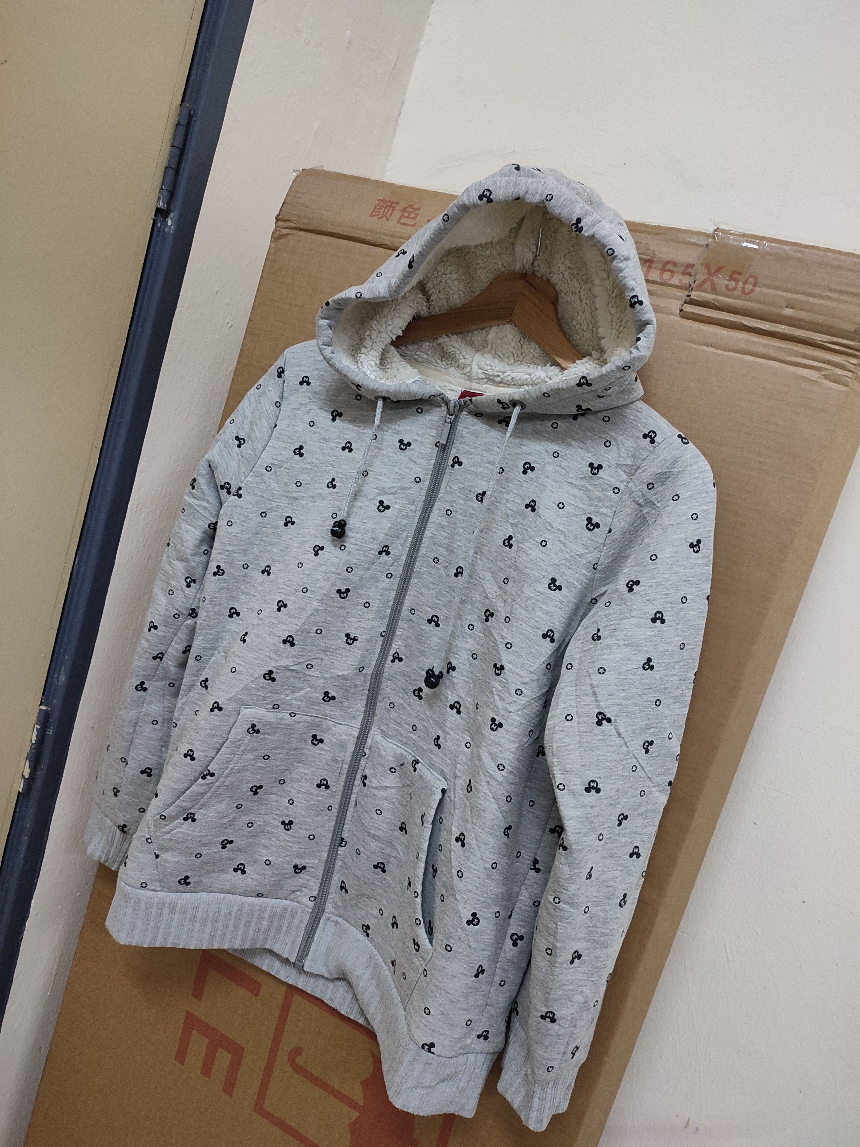 Mickey Mouse Vintage Mickey Mouse Sherpa Hoodies Size S / US 4 / IT 40 - 2 Thumbnail
