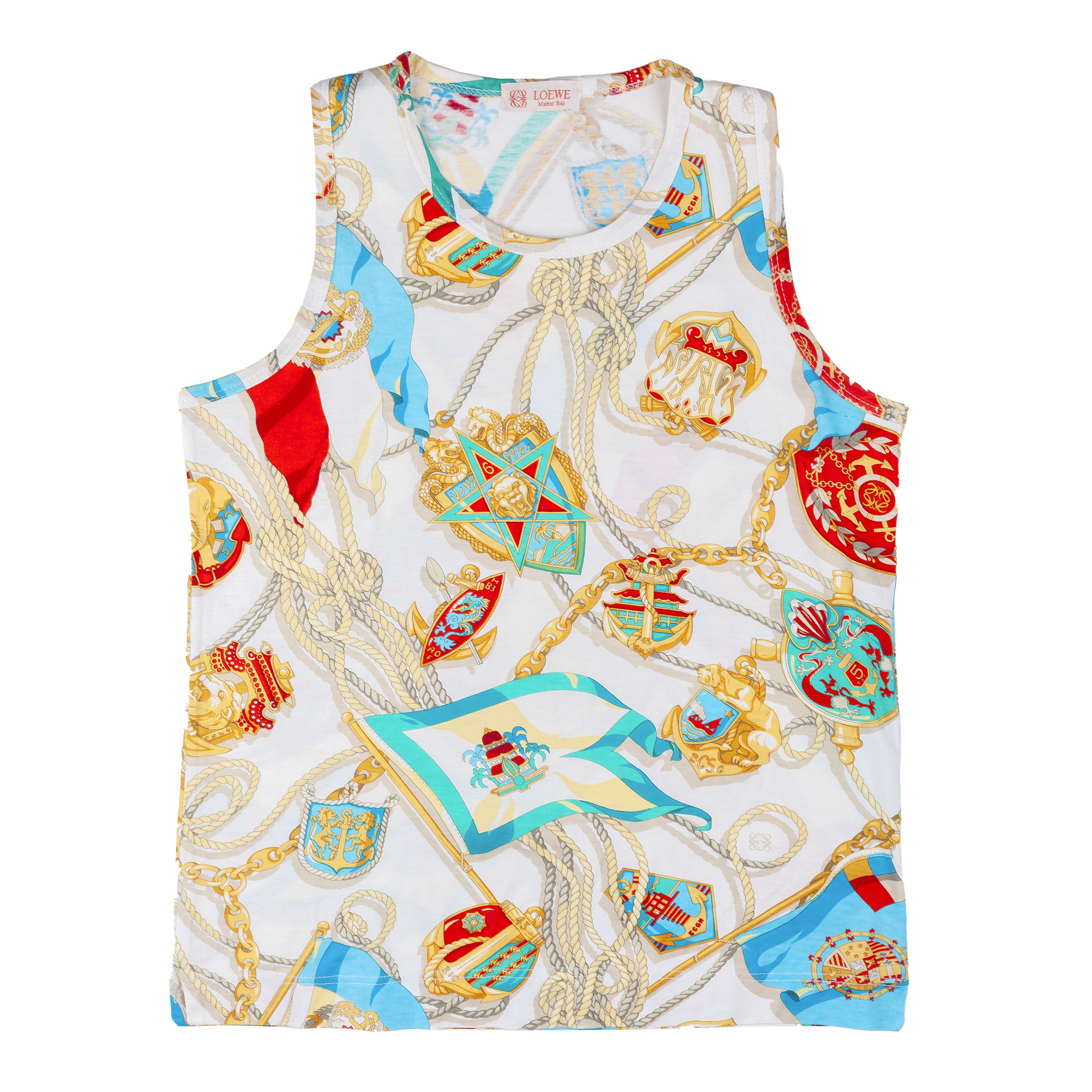 Loewe Loewe Madrid 1846 Printed Chains Vintage Tank Top (M) Size M / US 6-8 / IT 42-44 - 1 Thumbnail