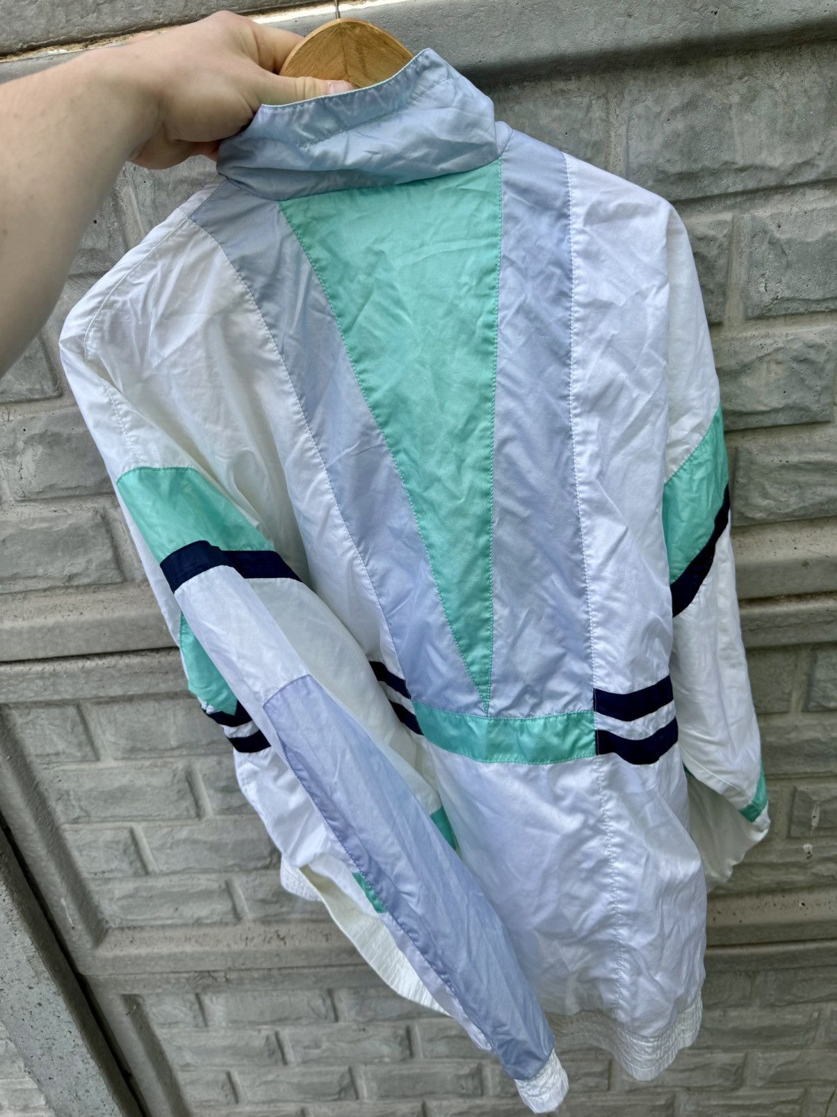 Adidas × Vintage Vintage Adidas Three Stripes Retro Track Jacket Y2K Size US XL / EU 56 / 4 - 4 Thumbnail