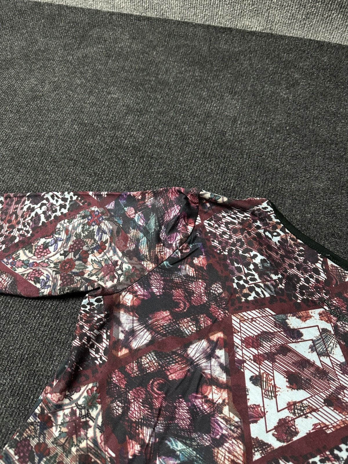 Other 🚨Desigual Womens Mesh Jacket Face JPG Style Rare Old Money Size L / US 10 / IT 46 - 15 Thumbnail