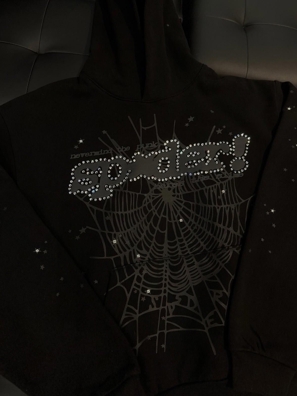 Sp5der Sp5der Black VVS Stone Hoodie Size (Small) 2026 Authentic Size US S / EU 44-46 / 1 - 3 Thumbnail