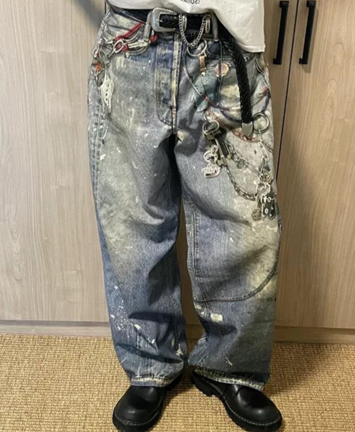 Acne Studios Acne Studios 3D Digital Printed Jeans Size US 44 / EU 60 - 6 Thumbnail