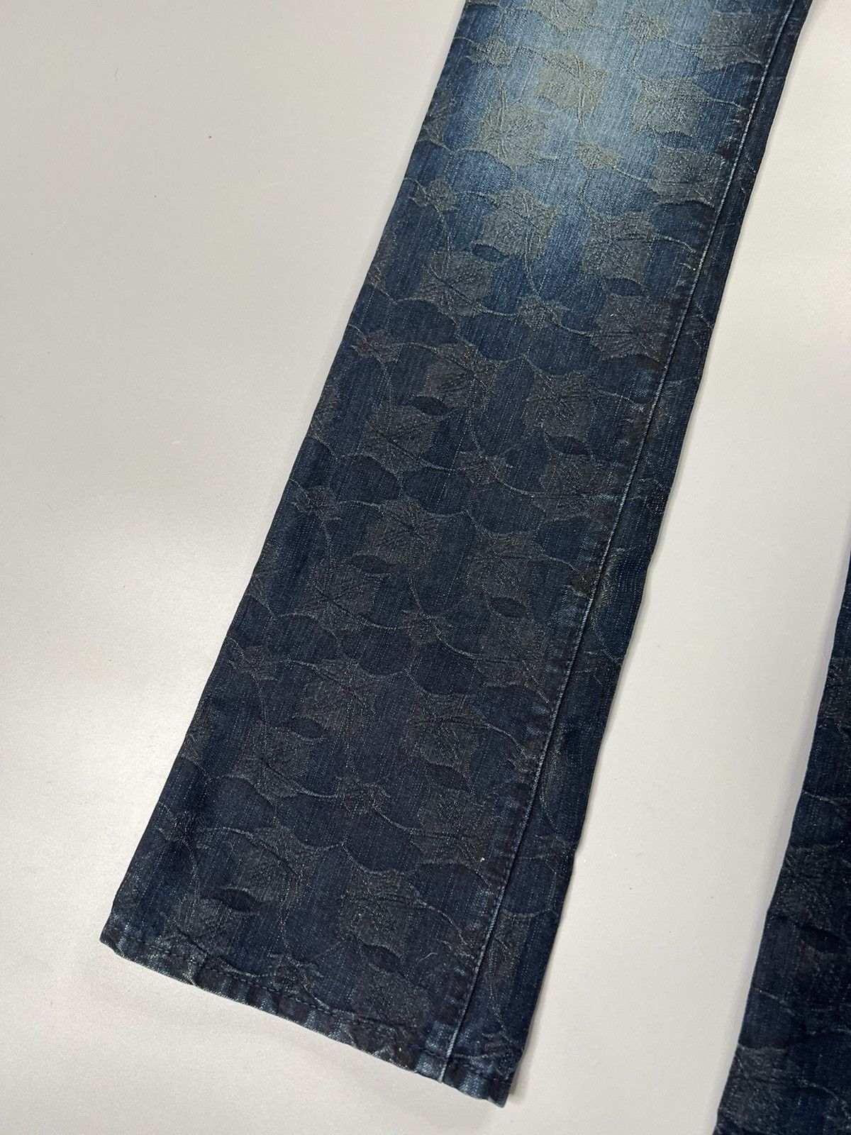 Issey Miyake Issey Miyake F/W 06 Jacquard Weave Floral Jeans Size US 28 / EU 44 - 3 Thumbnail