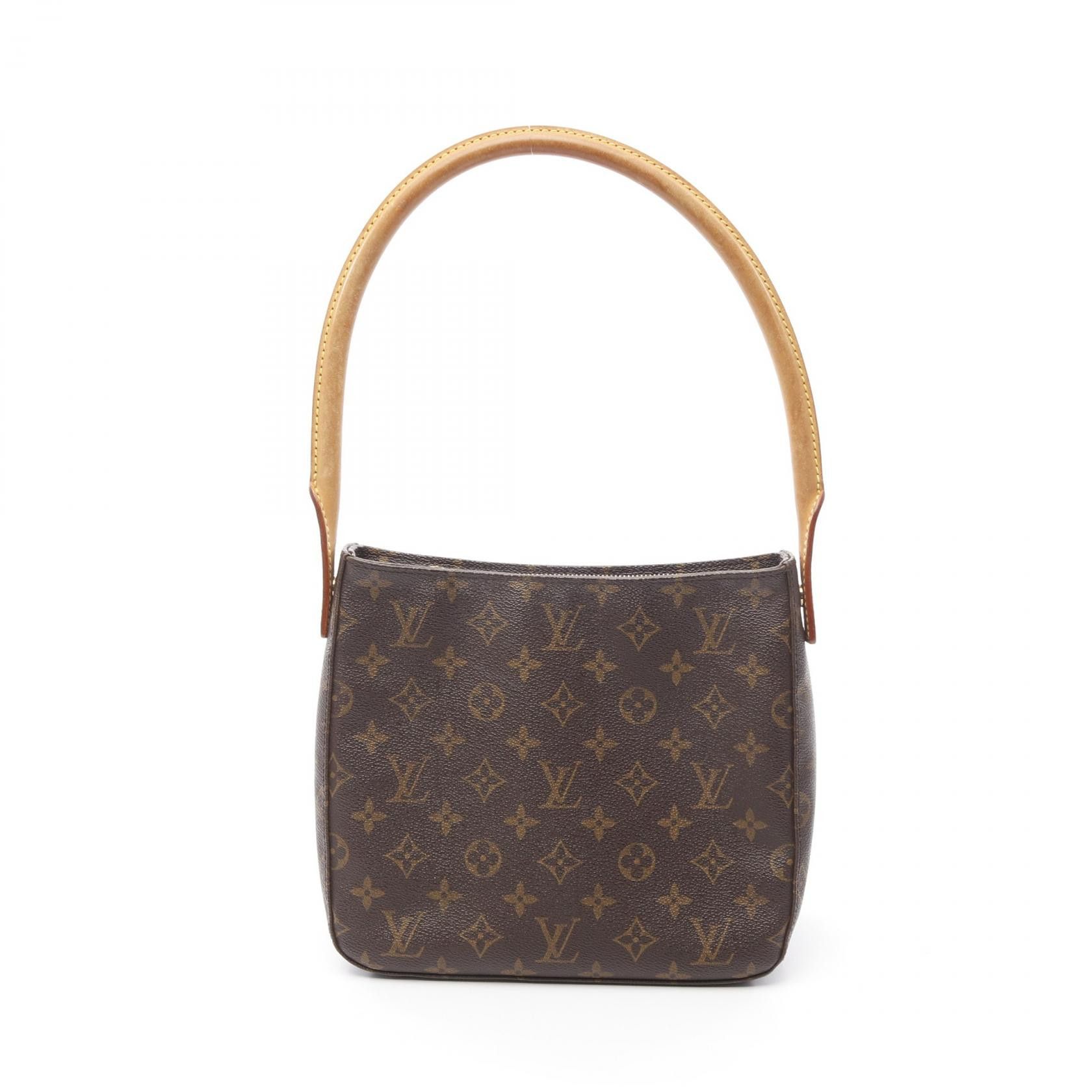 Louis Vuitton Louis Vuitton Looping Mm Monogram Coated Canvas Shoulder Bag Canvas Shoulder Bag M51146 in Brown, Women's