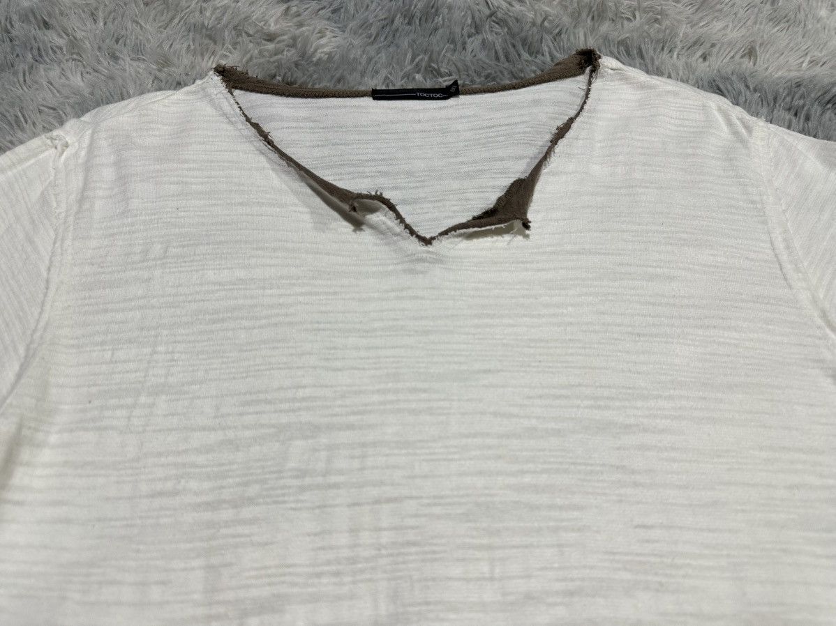 Japanese Brand 🔥Sick Y2K Toc Toc Double Layer Shirt Distressed Size US M / EU 48-50 / 2 - 1 Thumbnail