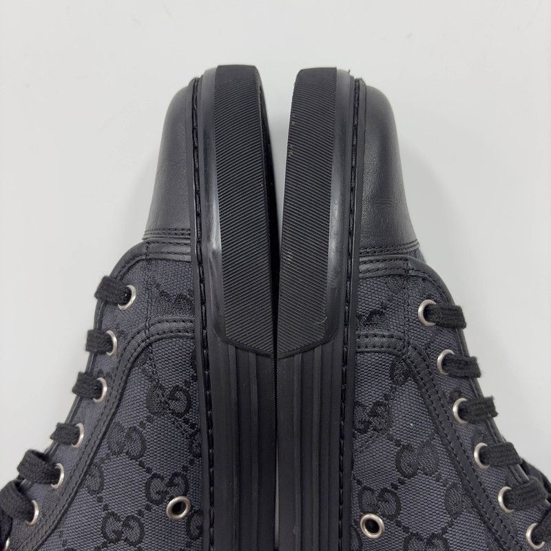 Gucci Gucci Retro GG Canvas High-Top Sneakers - Size US 8 / EU 41 - 5 Thumbnail