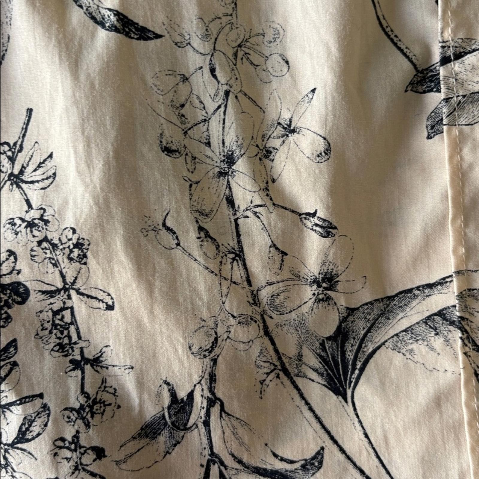 rokh ROKH Paris Deconstructed Split Floral Print Butto Shirt Size S / US 4 / IT 40 - 10 Thumbnail