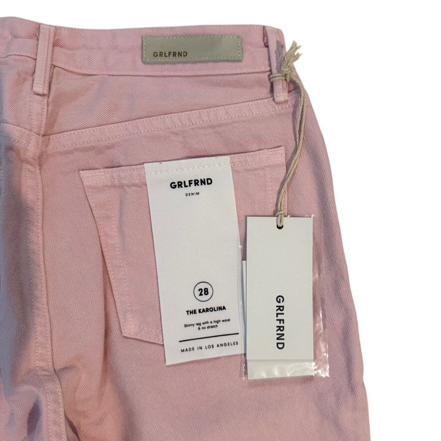 GRLFRND GRLFRND Karolina in Pink Lemonade, Size 28 Size 28" / US 6 / IT 42 - 5 Thumbnail