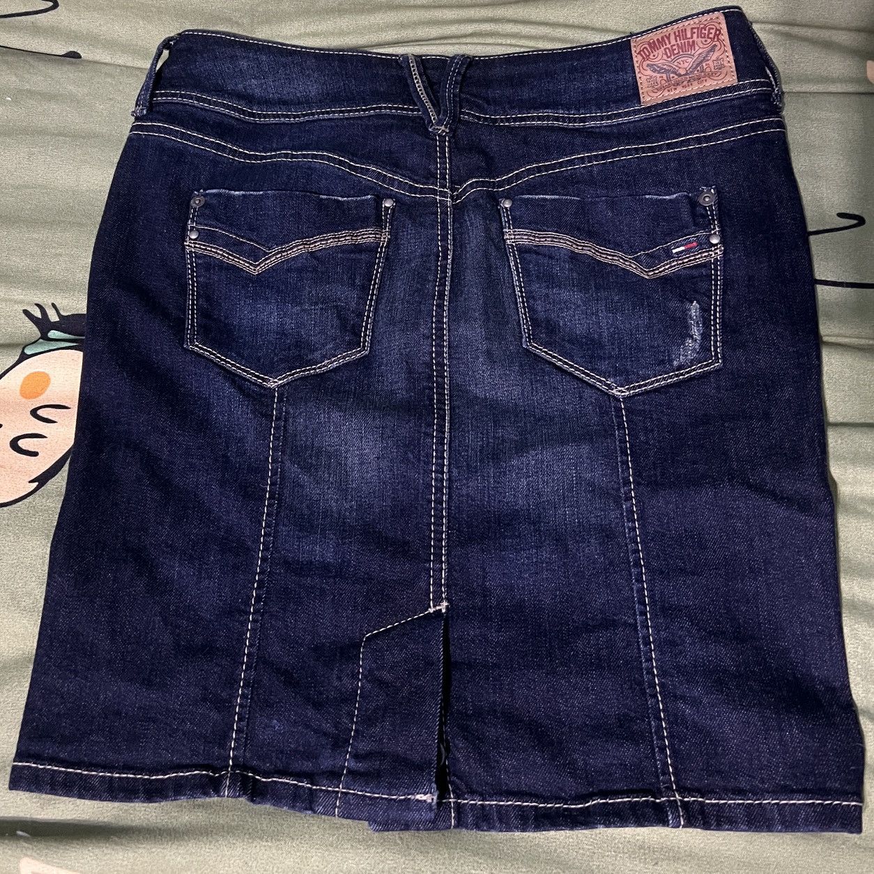 Tommy Hilfiger Tommy Hilfiger Denim Button-Up Mini Skirt – Classic Blue Size 24" / US 00 / IT 34 - 2 Thumbnail