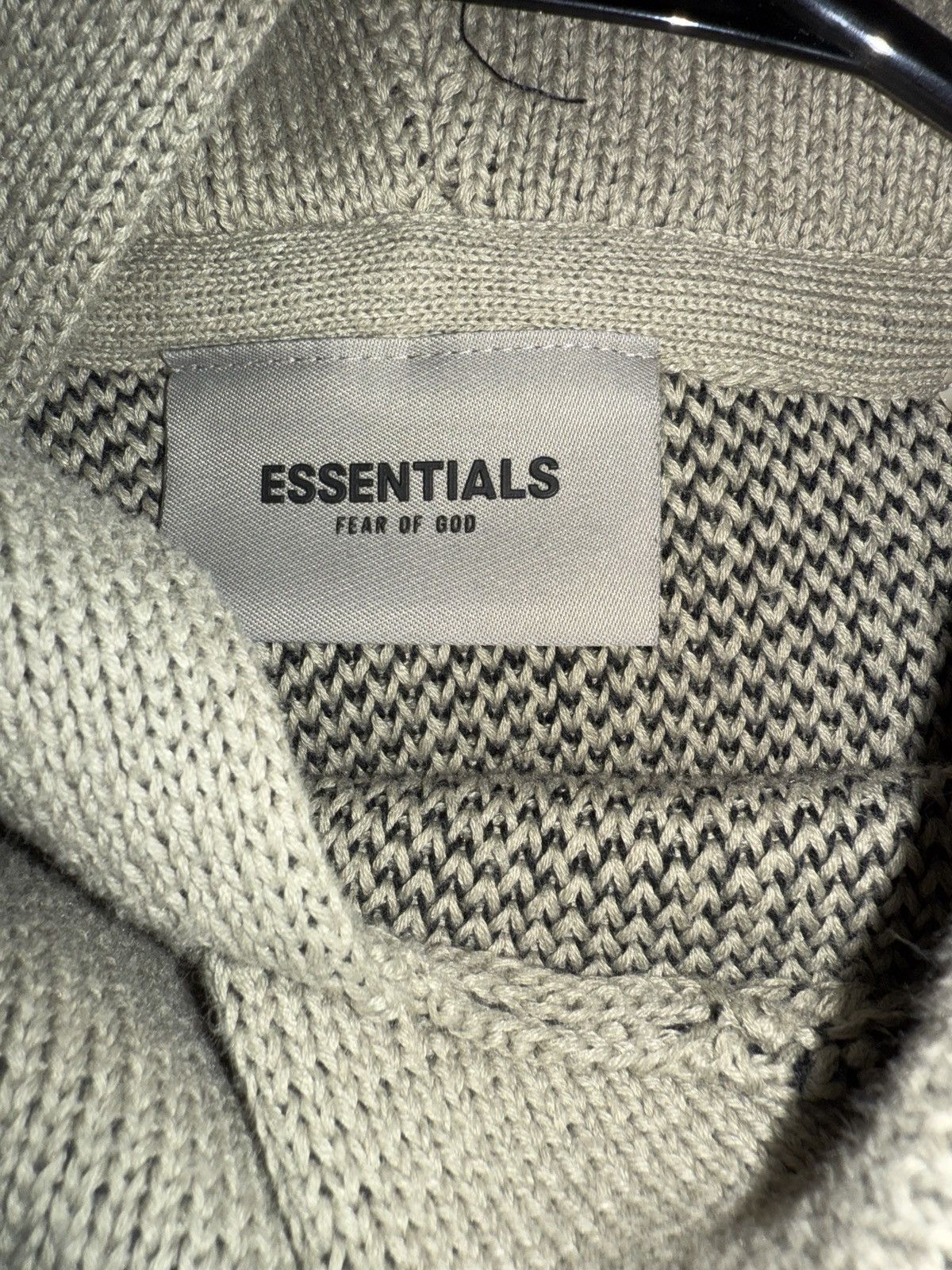 Essentials × Fear of God Essentials Knit hoodie pistachio Size US XXS / EU 40 - 2 Thumbnail