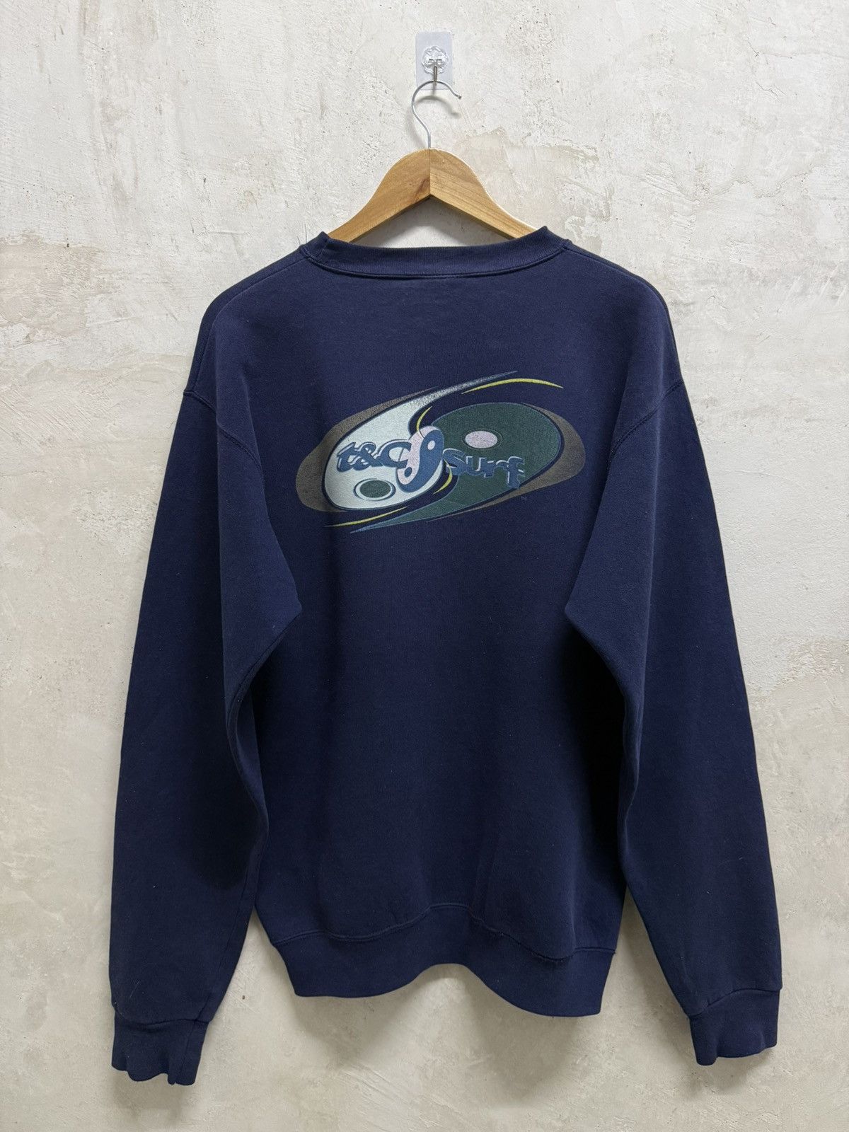 Billabong Vintage 90s T & C Surf Yin & Yang Sweatshirt Size US L / EU 52-54 / 3 - 1 Thumbnail