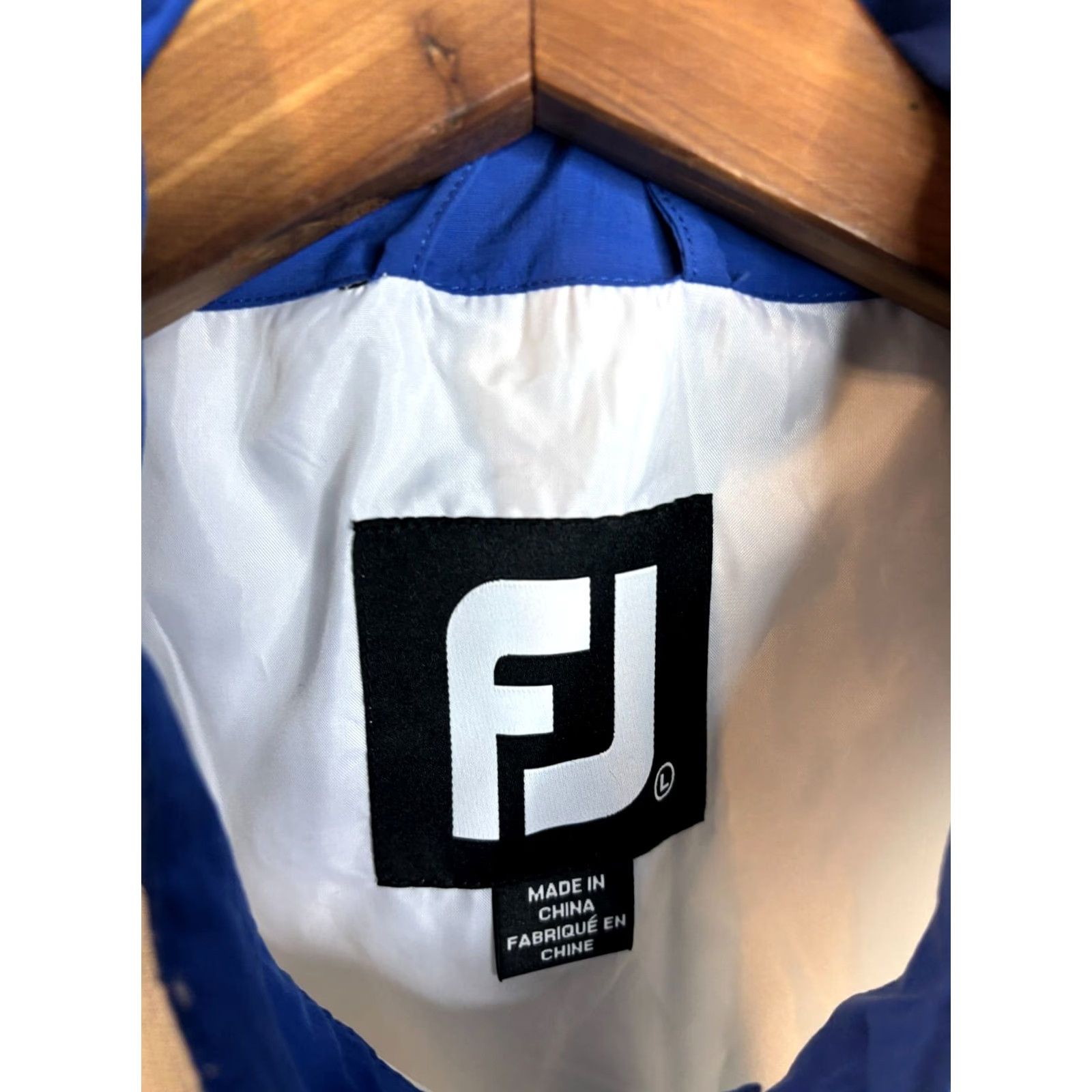 Footjoy Footjoy FJ 1/4 Zip Pullover Jacket Windbreaker Men's L White 564 Size US L / EU 52-54 / 3 - 5 Thumbnail