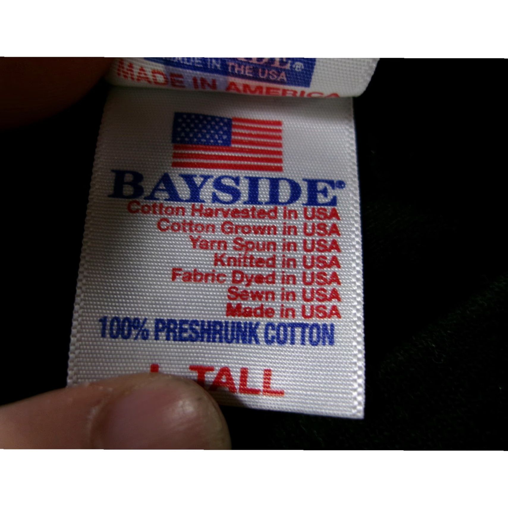 Vintage VINTAGE Bayside Men's T-Shirt Small Tall Black Graphic Print USA Retro Nerd Geek Funny Short Sleeve Cotton 2010s Mens Size US L / EU 52-54 / 3 - 7 Thumbnail