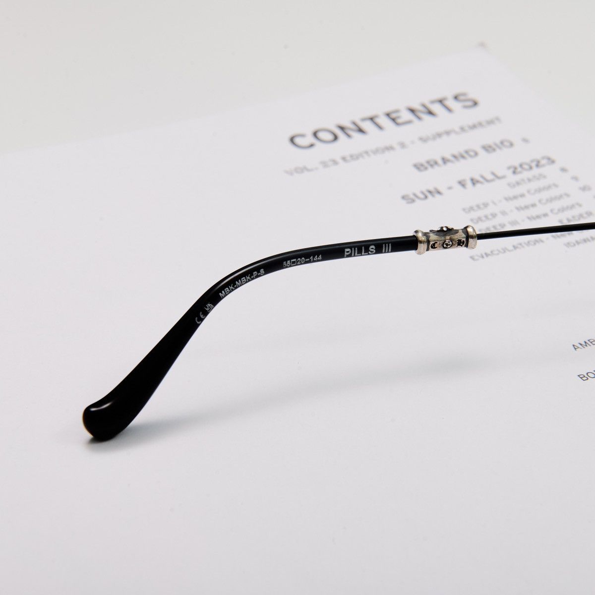 Chrome Hearts CHROME HEARTS PILLS III MATTE BLACK- MATTE BLACK SUNGLASSES Size ONE SIZE - 5 Thumbnail