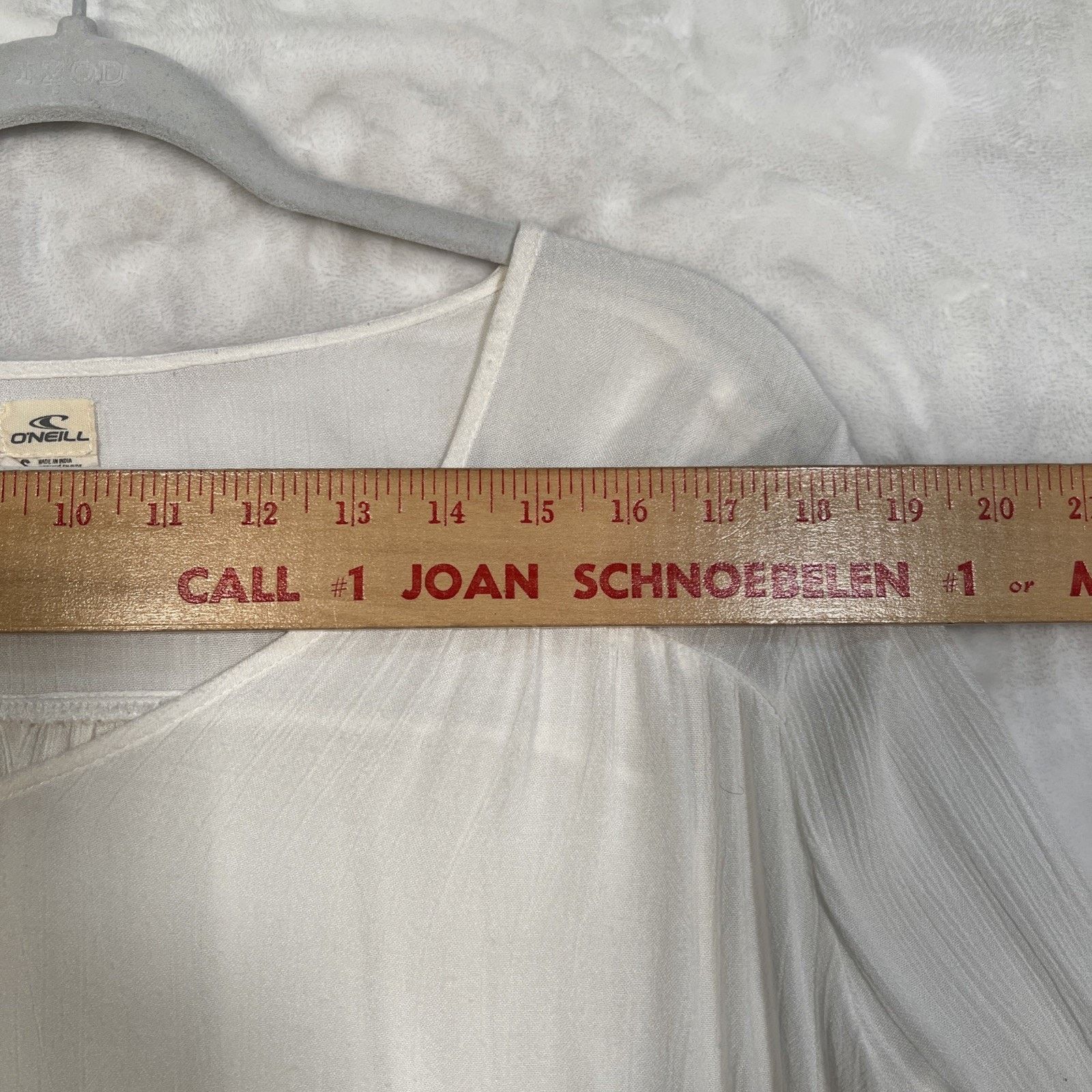 O'Neill Oneill Women’s Boho Peasant Top White Shirt SIZE Sm Brown Size S / US 4 / IT 40 - 5 Thumbnail