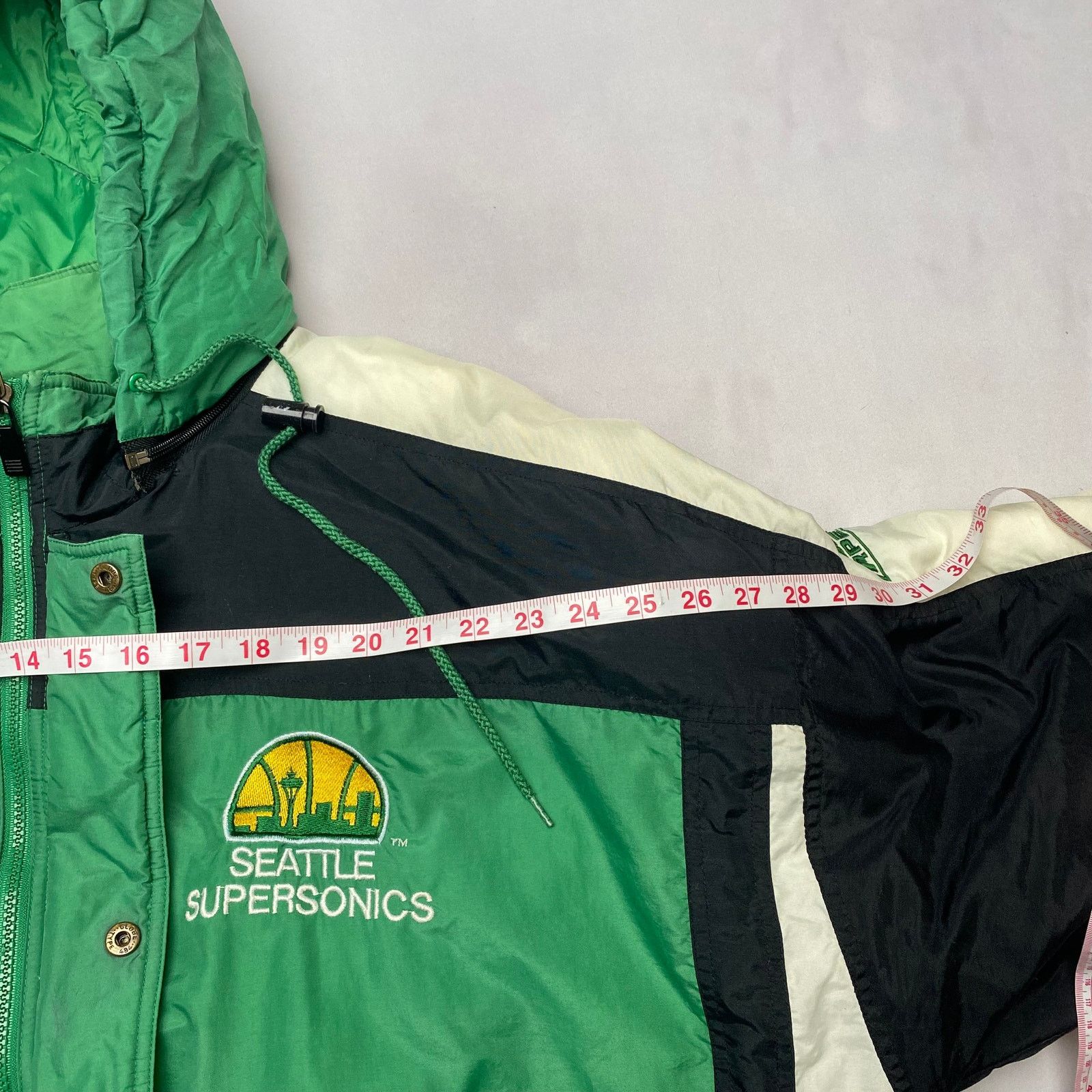 Apex One × NBA × Vintage Vintage 90s Seattle Supersonics Apex One Jacket Men's XL NBA Size US XL / EU 56 / 4 - 9 Thumbnail