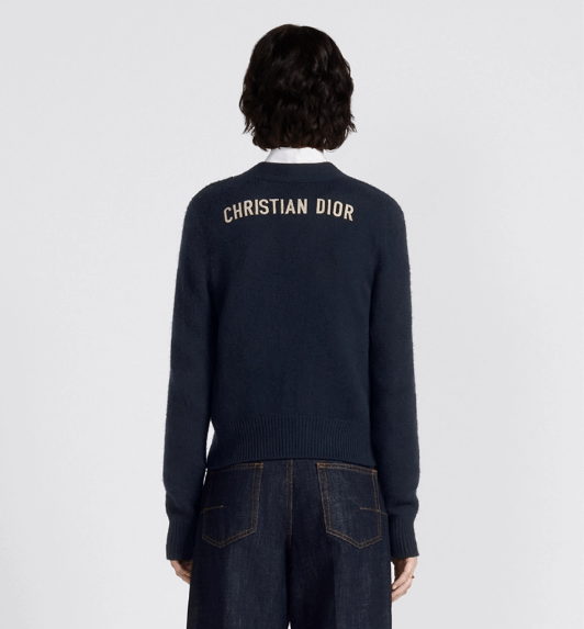 Dior o1w1db10525 144G54 Button Cardigan in Blue Size XS / US 0-2 / IT 36-38 - 6 Thumbnail