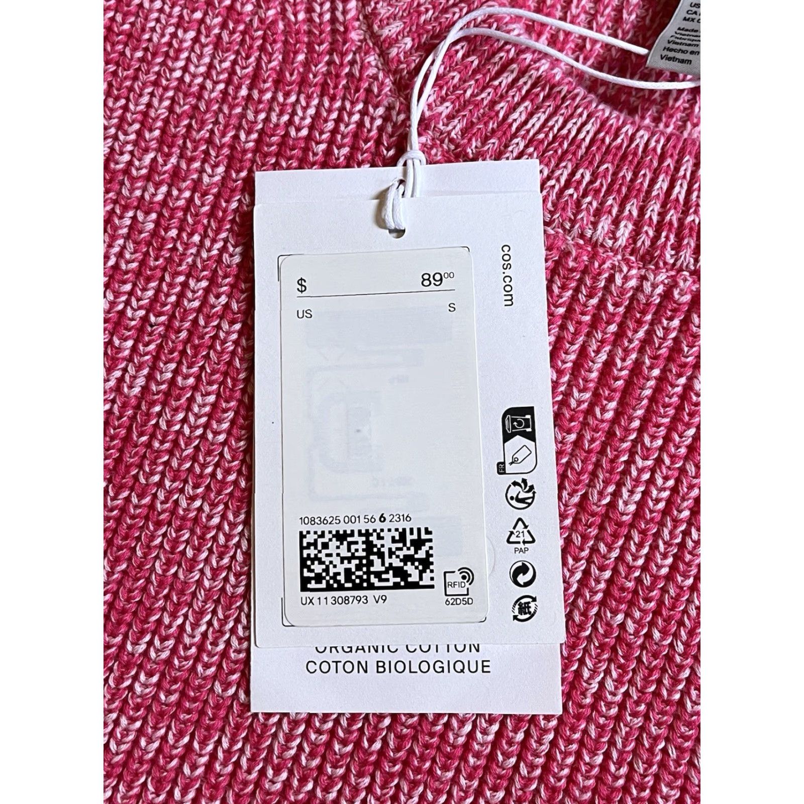 Cos COS Sweater Vest Women’s Small Pink Size S / US 4 / IT 40 - 6 Thumbnail
