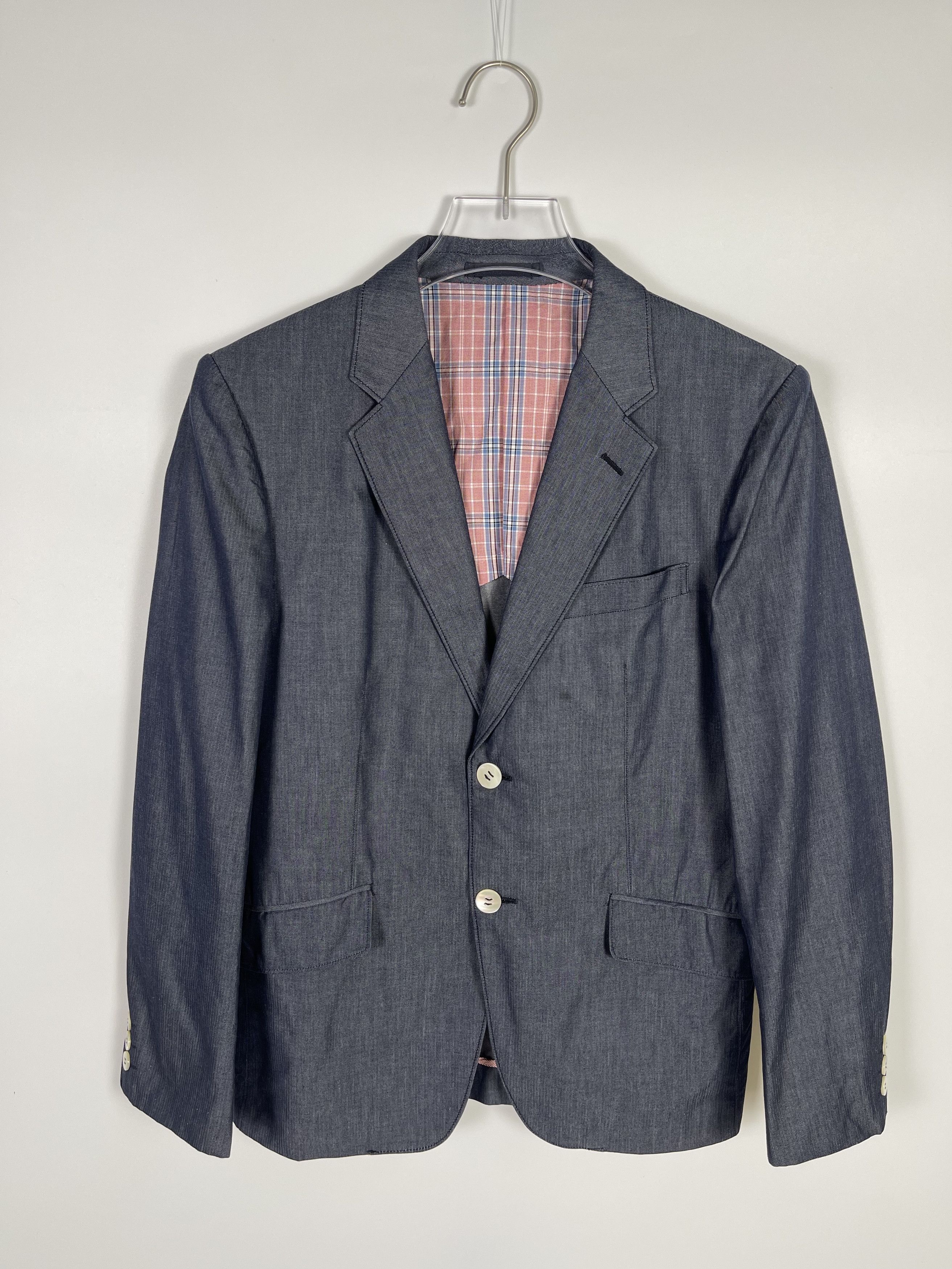 Comme des Garcons × Comme des Garcons Homme COMME des GARCONS HOMME SS2014 Reversible Blazer Size US M / EU 48-50 / 2 - 2 Thumbnail