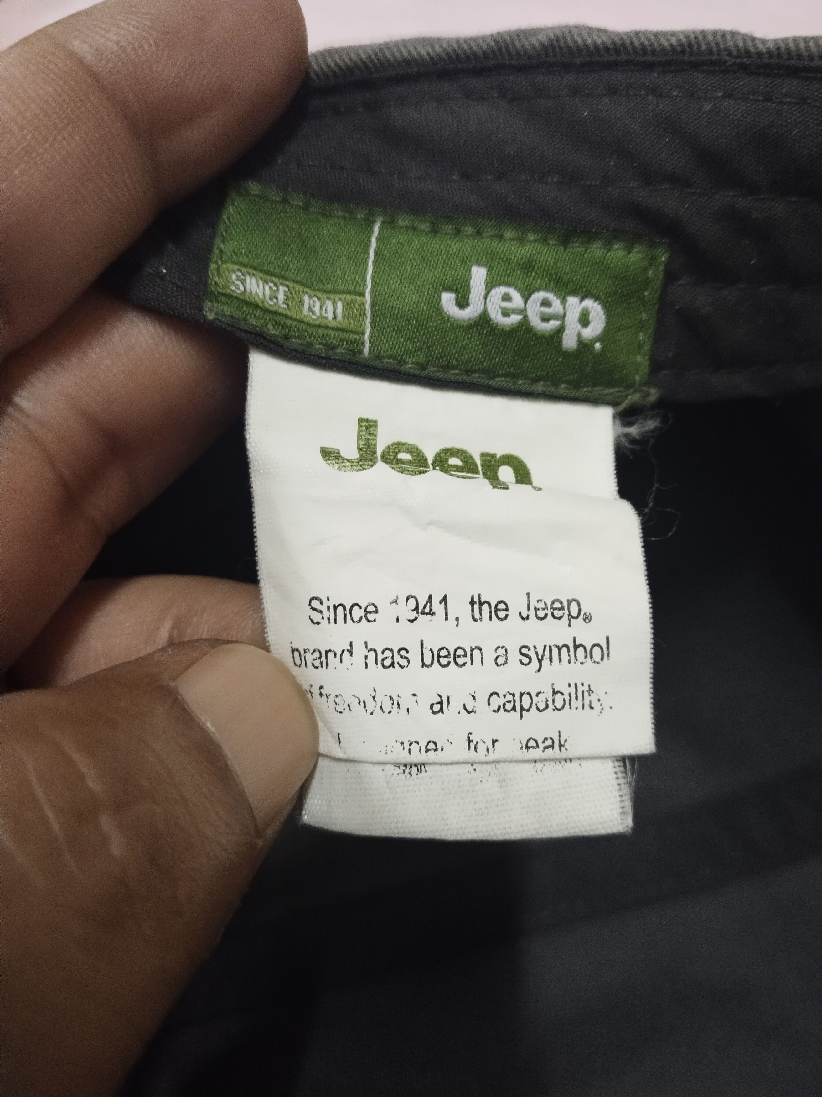 Japanese Brand JEEP VINTAGE STRUDED CADET DISTRESSED STYLE CAP HAT Size ONE SIZE - 10 Thumbnail