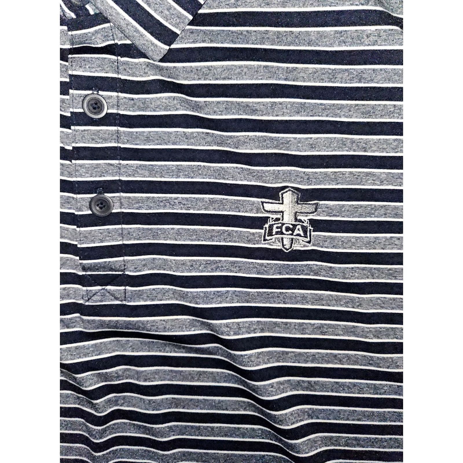 Vintage Columbia Golf Polo Shirt Men's XL Blue Striped Short Sleeve Stretch Active Golf Size US XL / EU 56 / 4 - 5 Thumbnail