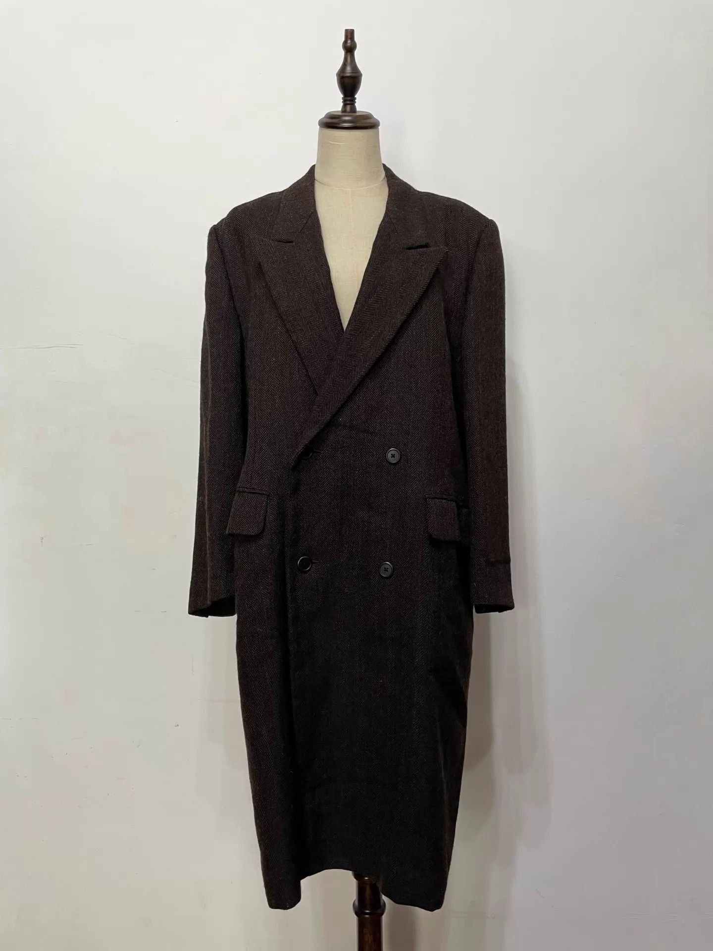 Yohji Yamamoto Yohji Yamamoto Y’s for men Vintage Double-Breasted Coat S Size US S / EU 44-46 / 1 - 1 Thumbnail