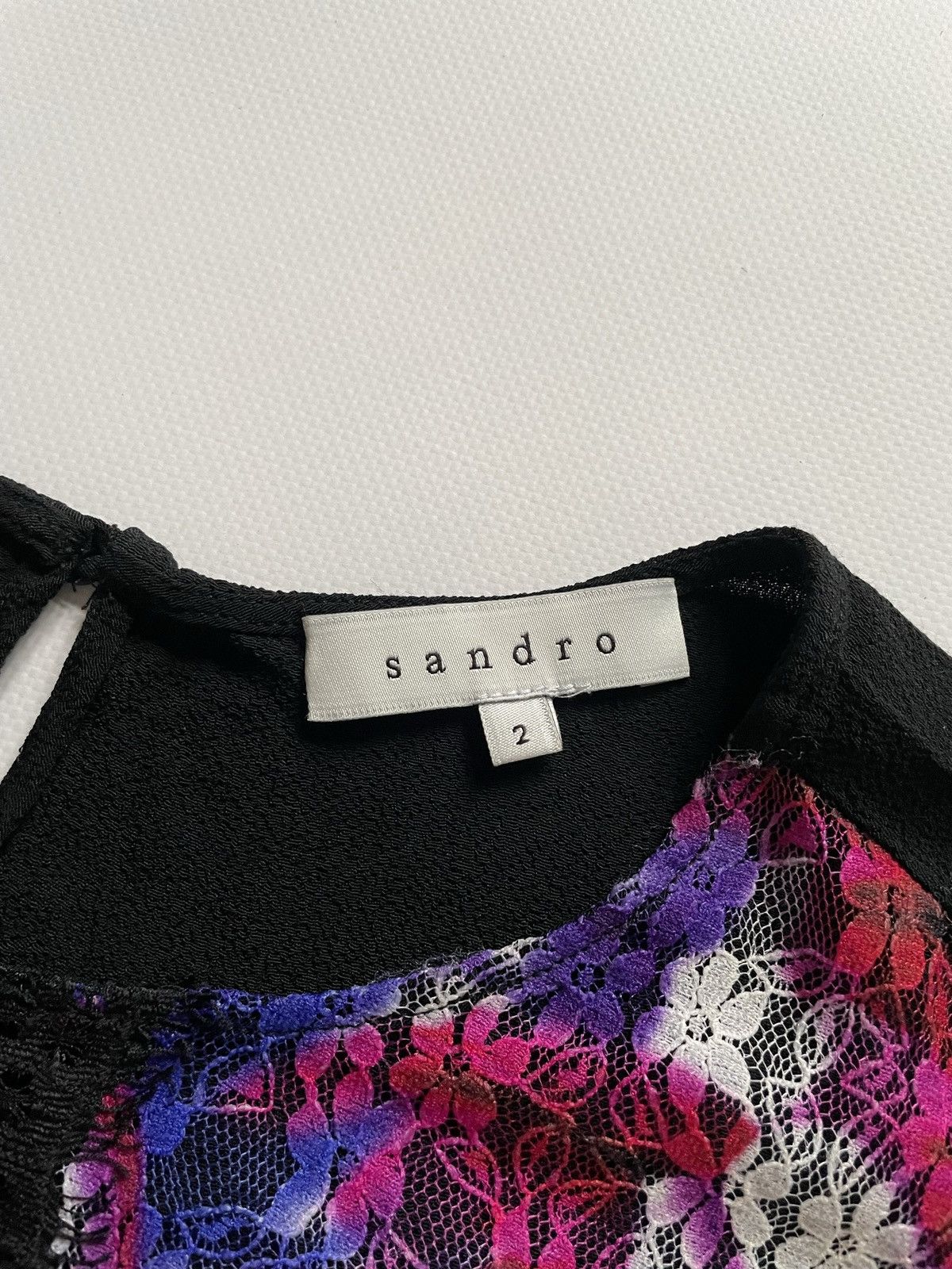 Sandro Sandro Paris multicoloured viscose tank top size 2 Size M / US 6-8 / IT 42-44 - 3 Thumbnail