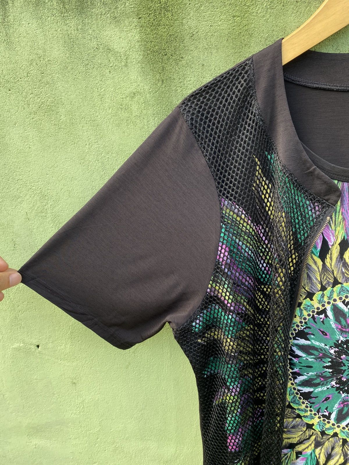 Other Japanese Vintage Boho Tribal Feather Graphic Mesh Layered Size ONE SIZE - 4 Thumbnail