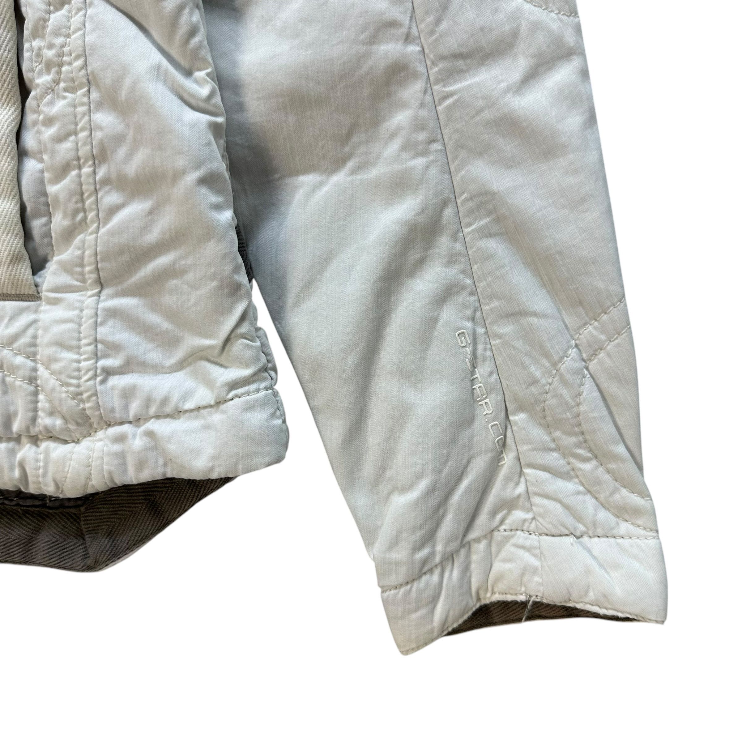 G-Star G-STAR RAW Techwear White Bomber Jacket #A65-1559 Size US S / EU 44-46 / 1 - 8 Thumbnail