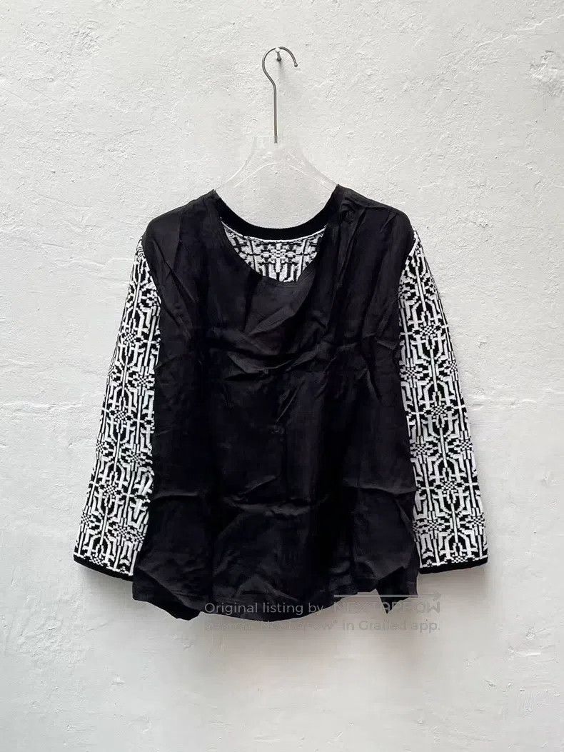 Comme des Garcons Comme Des Garcons Snowflake Patchwork Sweater Size S / US 4 / IT 40 - 2 Thumbnail