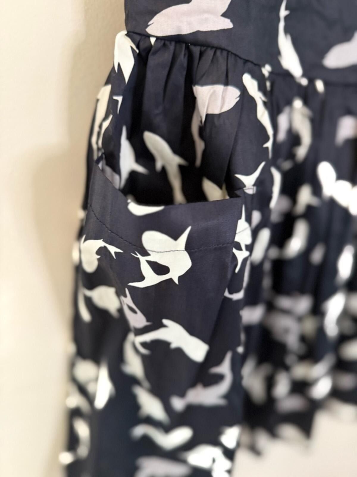 Other ModCloth Shark print mini dress black white resort SZ XS Size XS / US 0-2 / IT 36-38 - 3 Thumbnail
