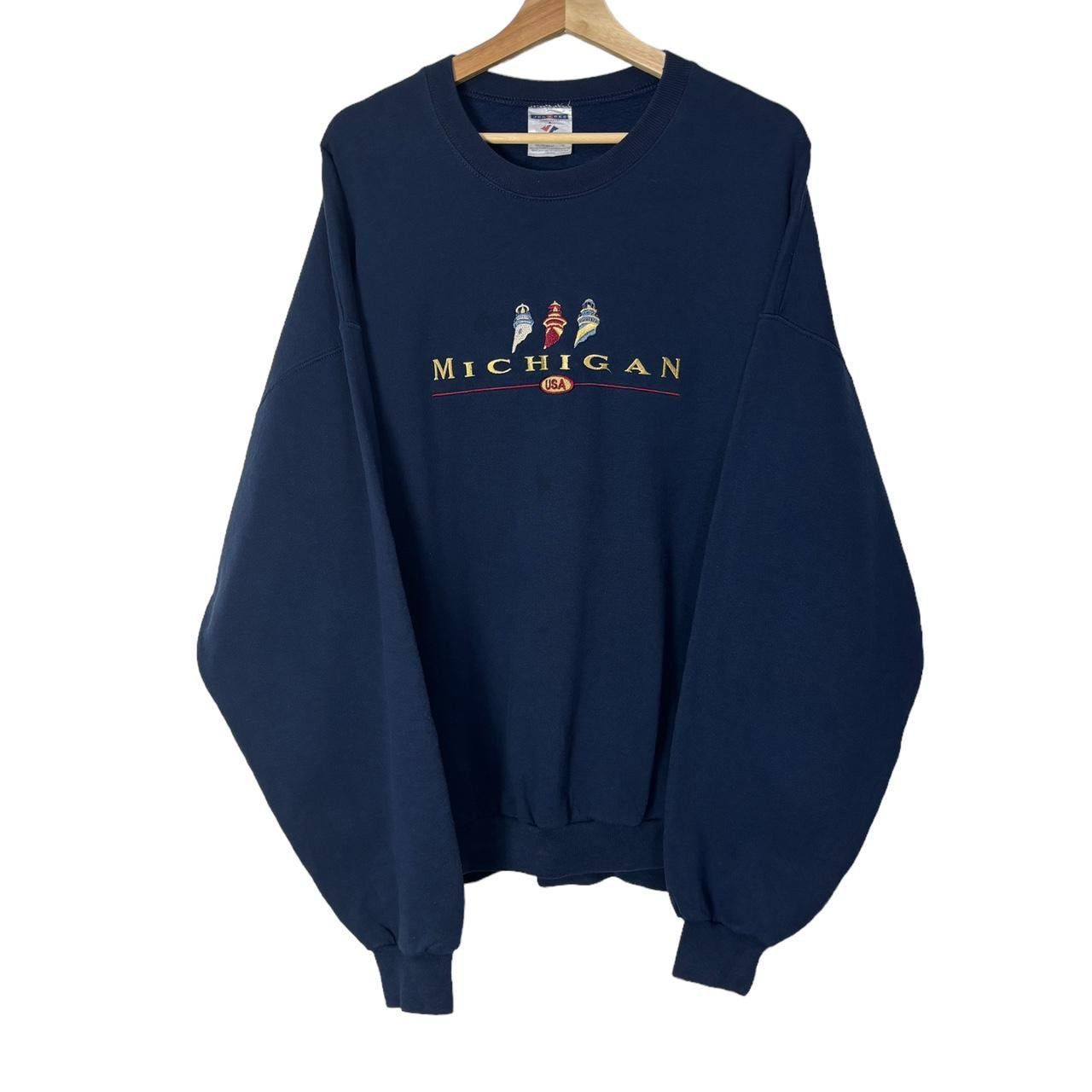 Vintage Vintage Michigan sweater size: 2XL Size US XXL / EU 58 / 5 - 1 Thumbnail