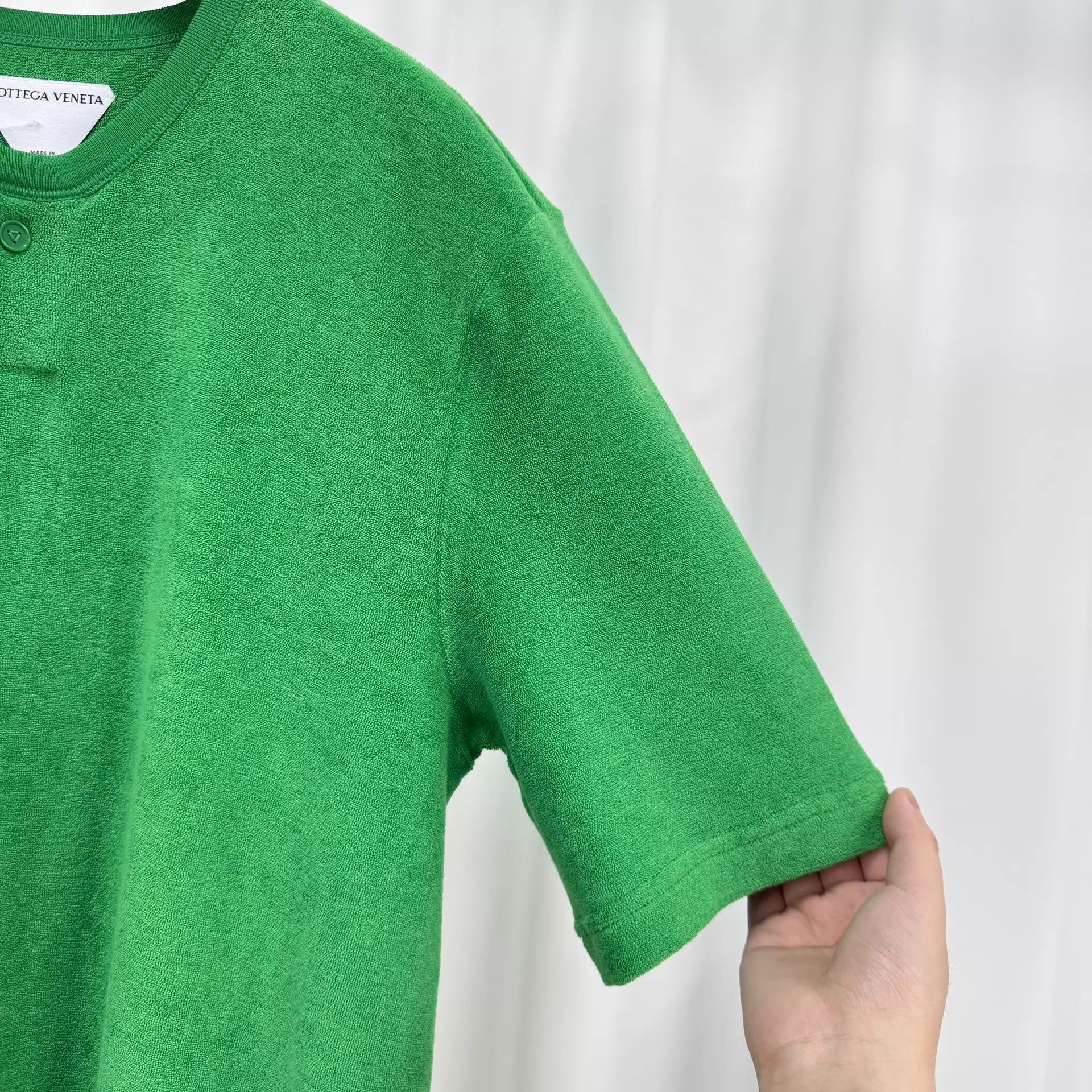Bottega Veneta Bottega Veneta Henley Neck Short Sleeve L 99 New Size L / US 10 / IT 46 - 4 Thumbnail